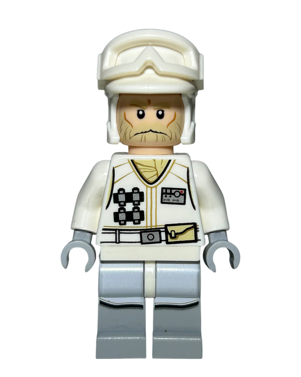 Hoth Rebel Trooper Weiße Uniform Alt SW0765 LEGO Star Wars Minifigur Vorderansicht brick2d2