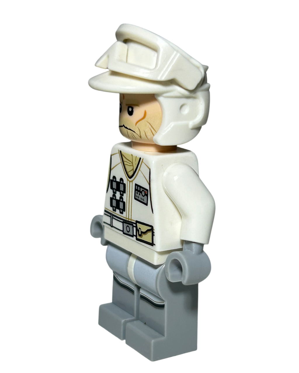 Hoth Rebel Trooper Weiße Uniform Alt SW0765 LEGO Star Wars Minifigur Seitenansicht rechts brick2d2
