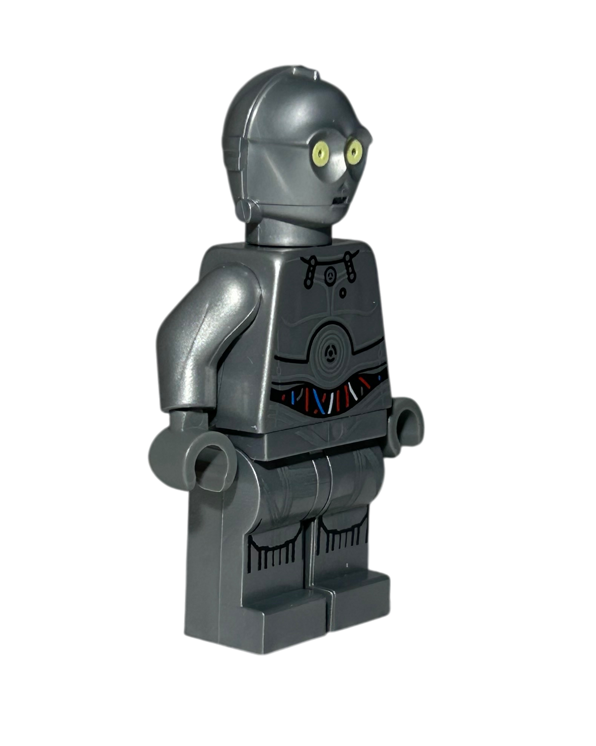 Silver Protocol Droid SW0766 LEGO Star Wars Minifigur Seitenansicht