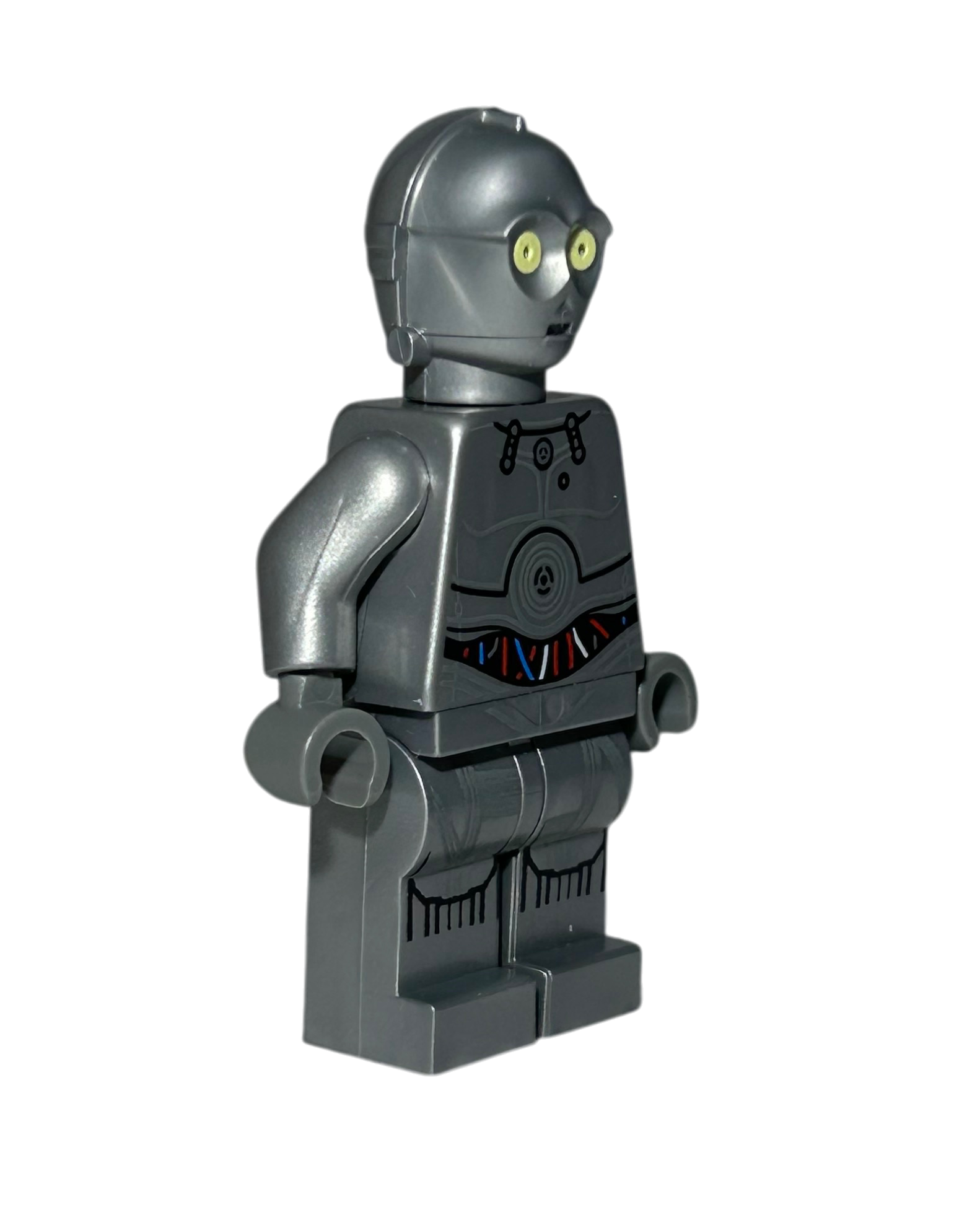 Lego Star Wars Minifigur Silver Protocol Droid SW0766