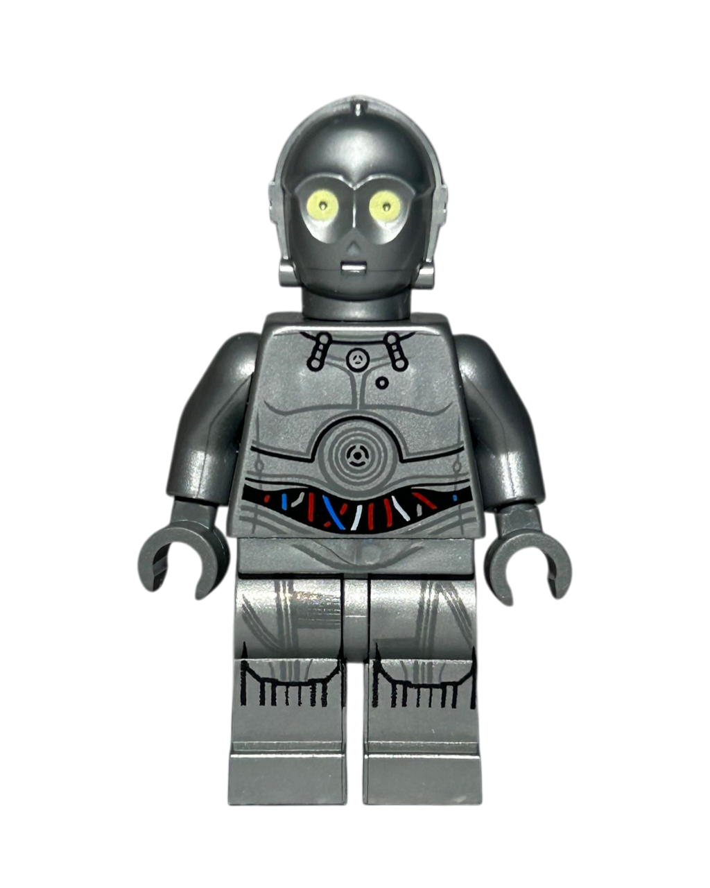 Lego Star Wars Minifigur Silver Protocol Droid SW0766