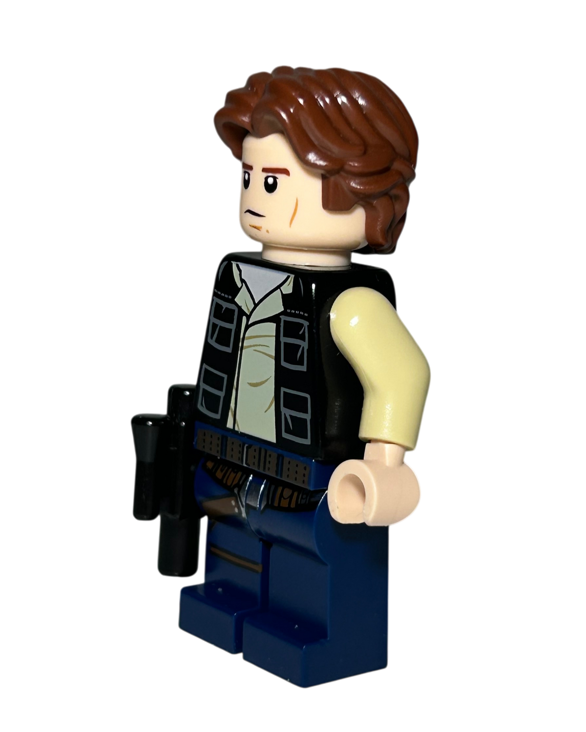Han Solo SW0771 LEGO Star Wars Minifigur Cantina Seitenansicht links brick2d2