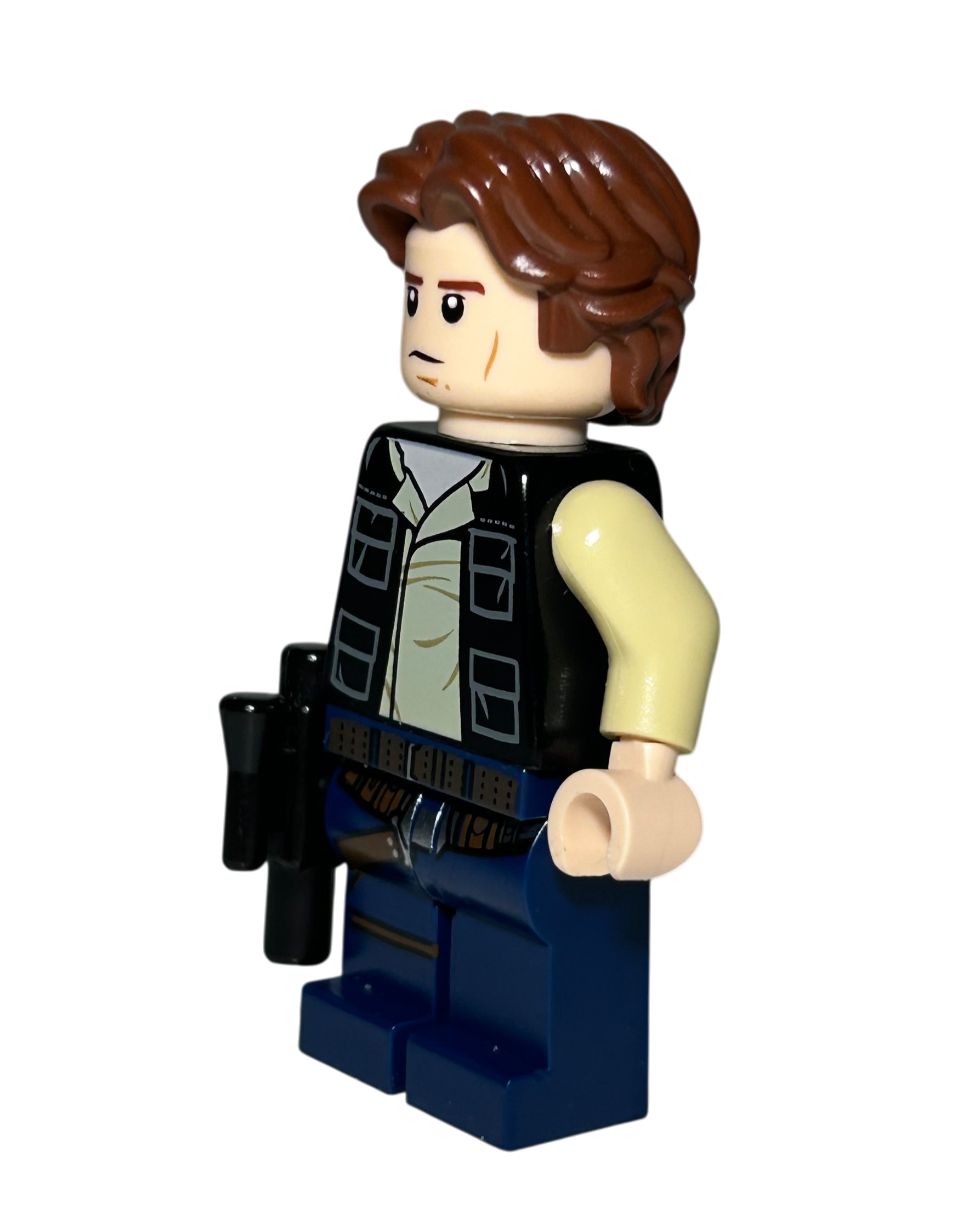 Han Solo SW0771 LEGO Star Wars Minifigur Cantina Seitenansicht links brick2d2