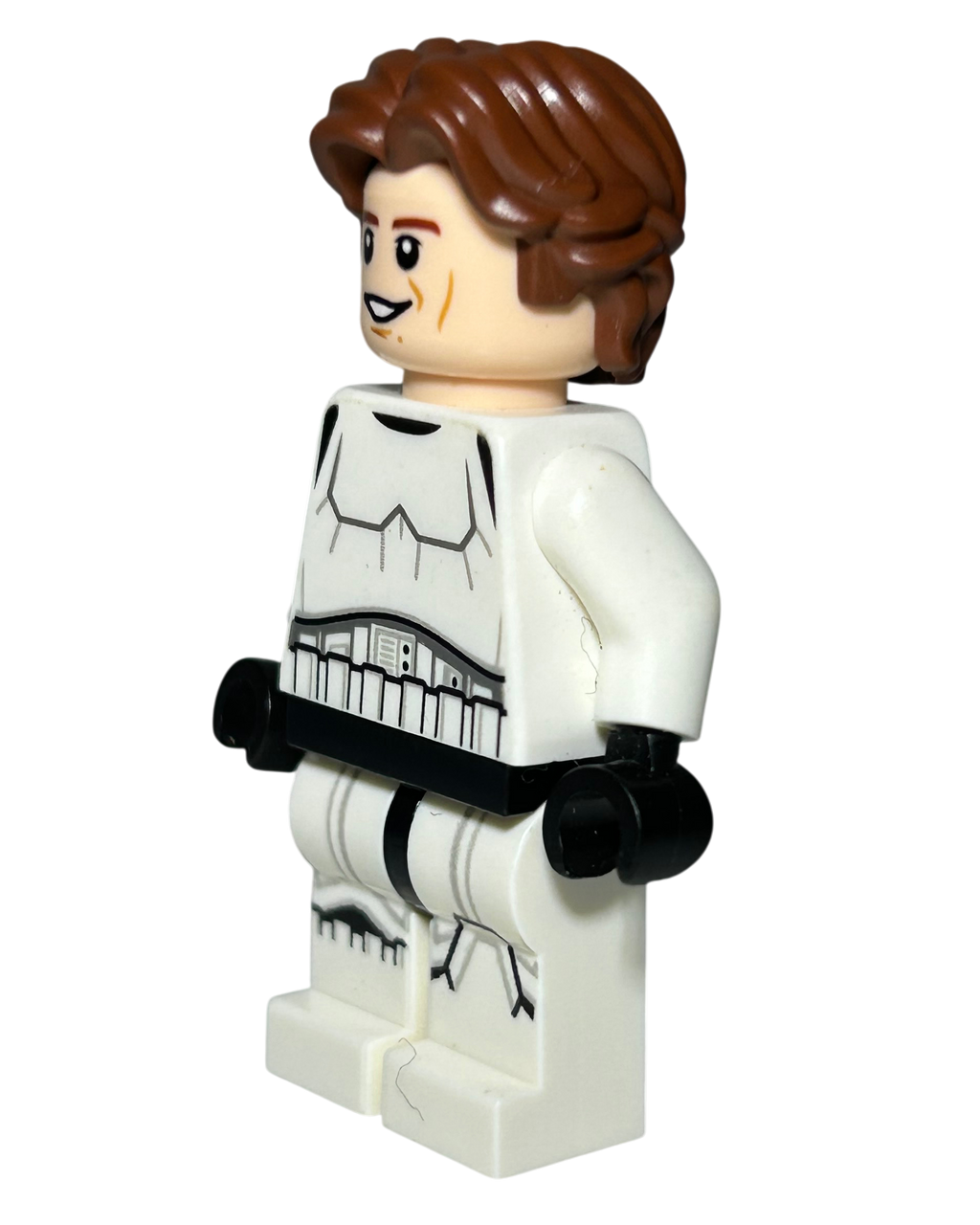 Han Solo in Stormtrooper Uniform SW0772 LEGO Star Wars Minifigur Seitenansicht rechts brick2d2