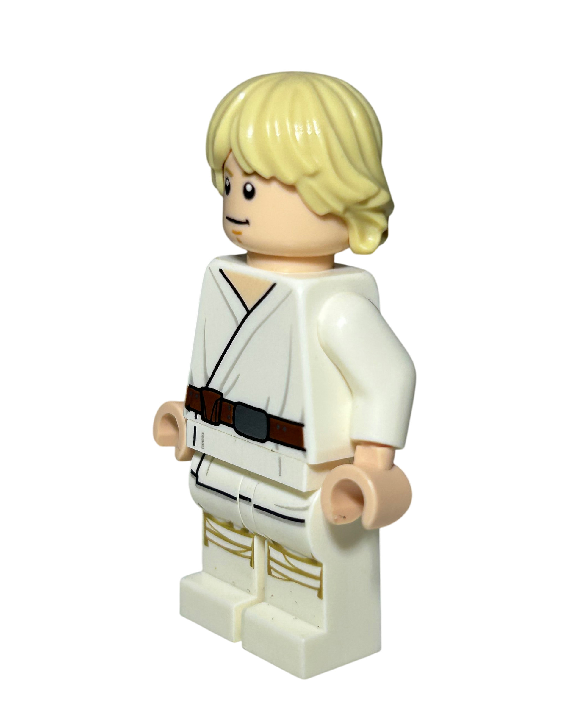 Luke Skywalker Tatooine Outfit SW0778 LEGO Star Wars Minifigur Seitenansicht rechts brick2d2