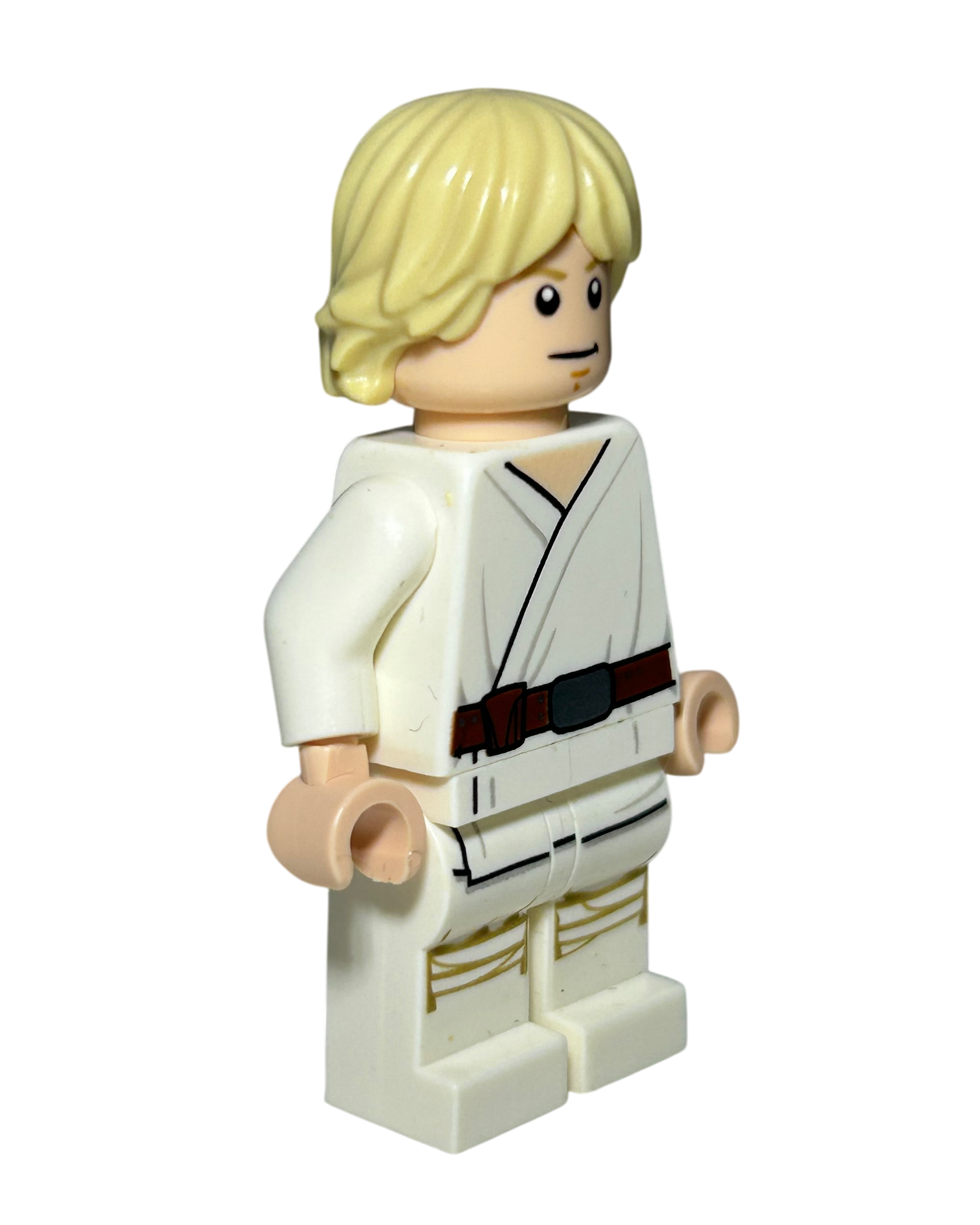 Luke Skywalker Tatooine Outfit SW0778 LEGO Star Wars Minifigur Seitenansicht links brick2d2