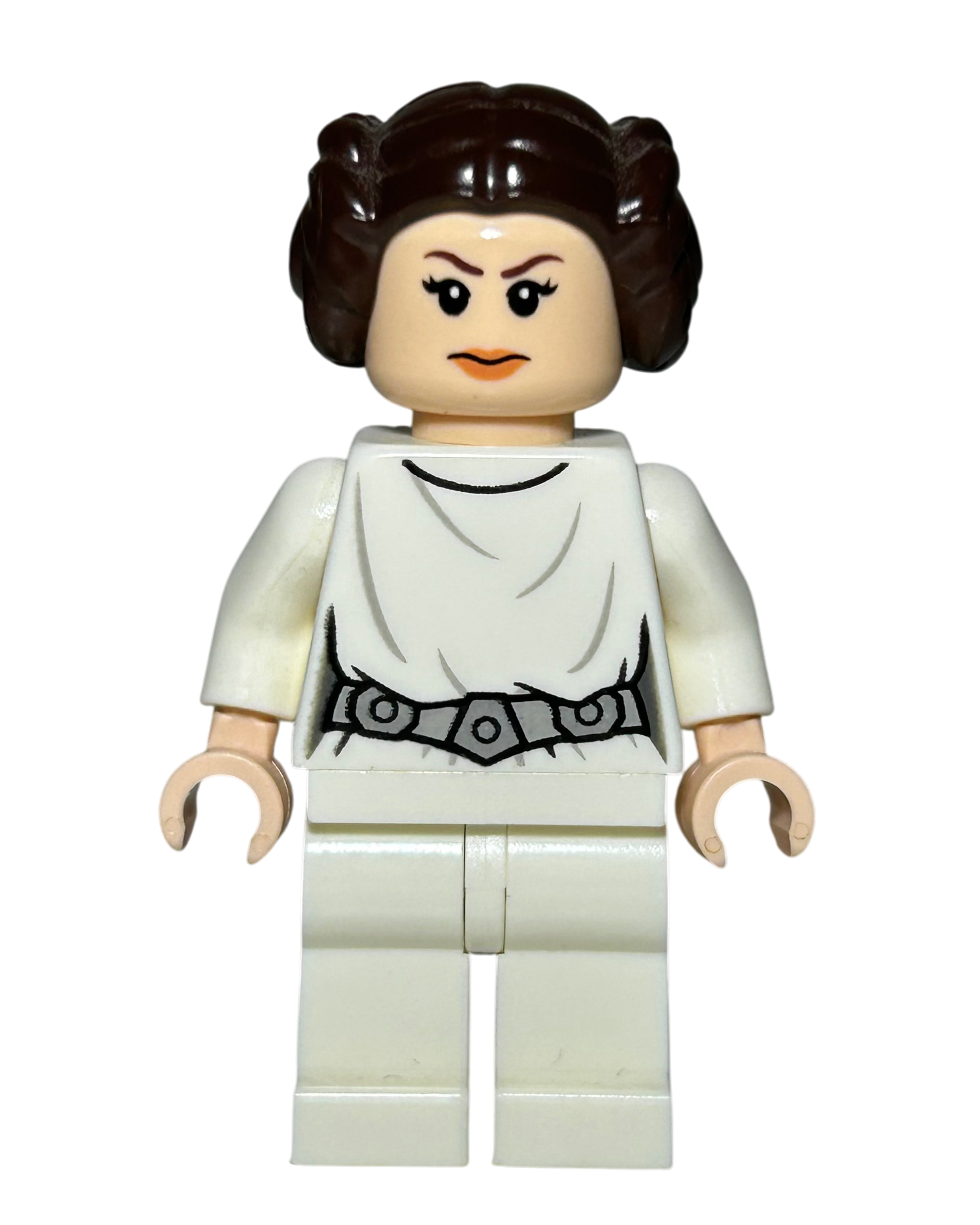 Prinzessin Leia SW0779 LEGO Star Wars Minifigur Vorderansicht brick2d2