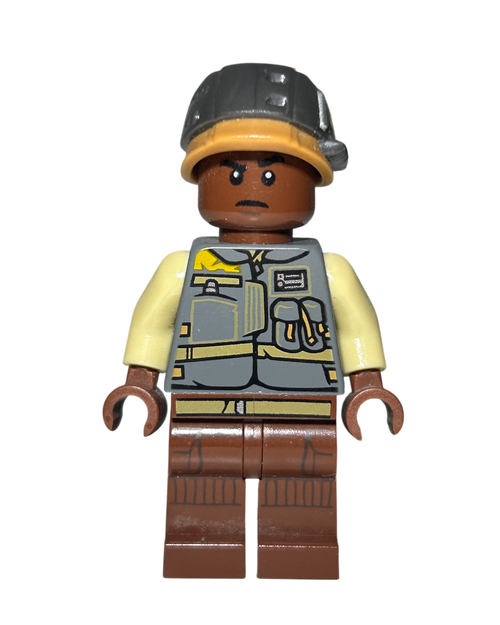 Lego Star Wars Lieutenant Sefla Rebel Trooper SW0784 Vorderansicht brick2d2