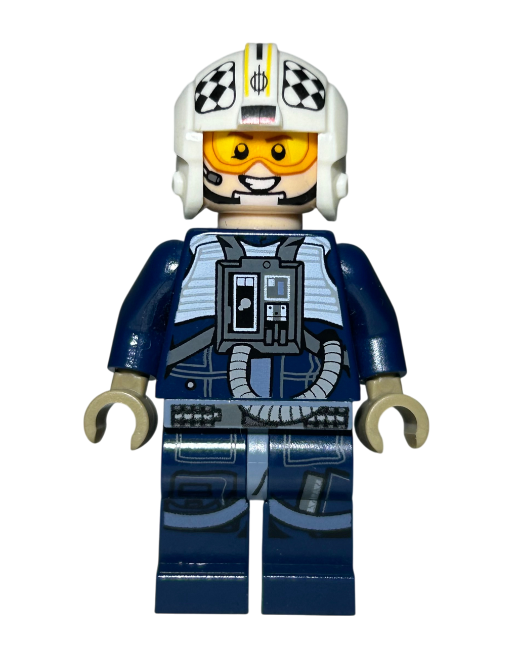 Rebel Y-Wing Pilot SW0793 LEGO Star Wars Minifigur Vorderansicht brick2d2