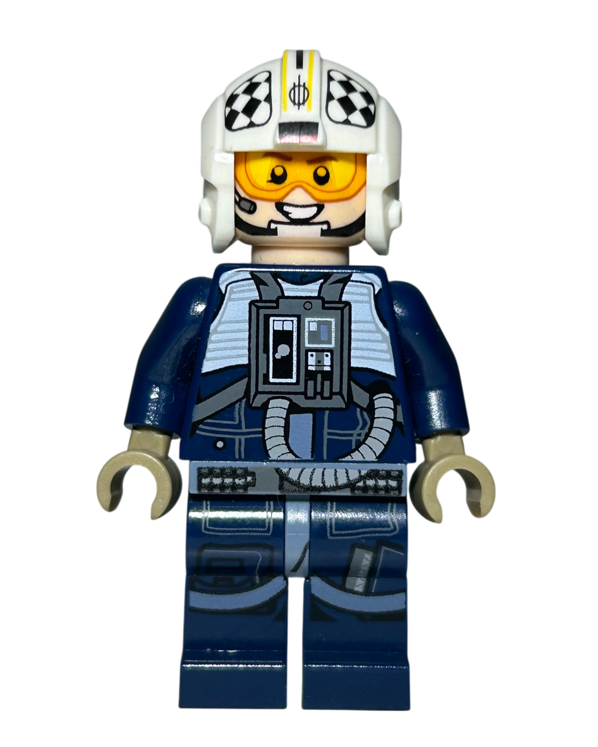 Rebel Y-Wing Pilot SW0793 LEGO Star Wars Minifigur Vorderansicht brick2d2