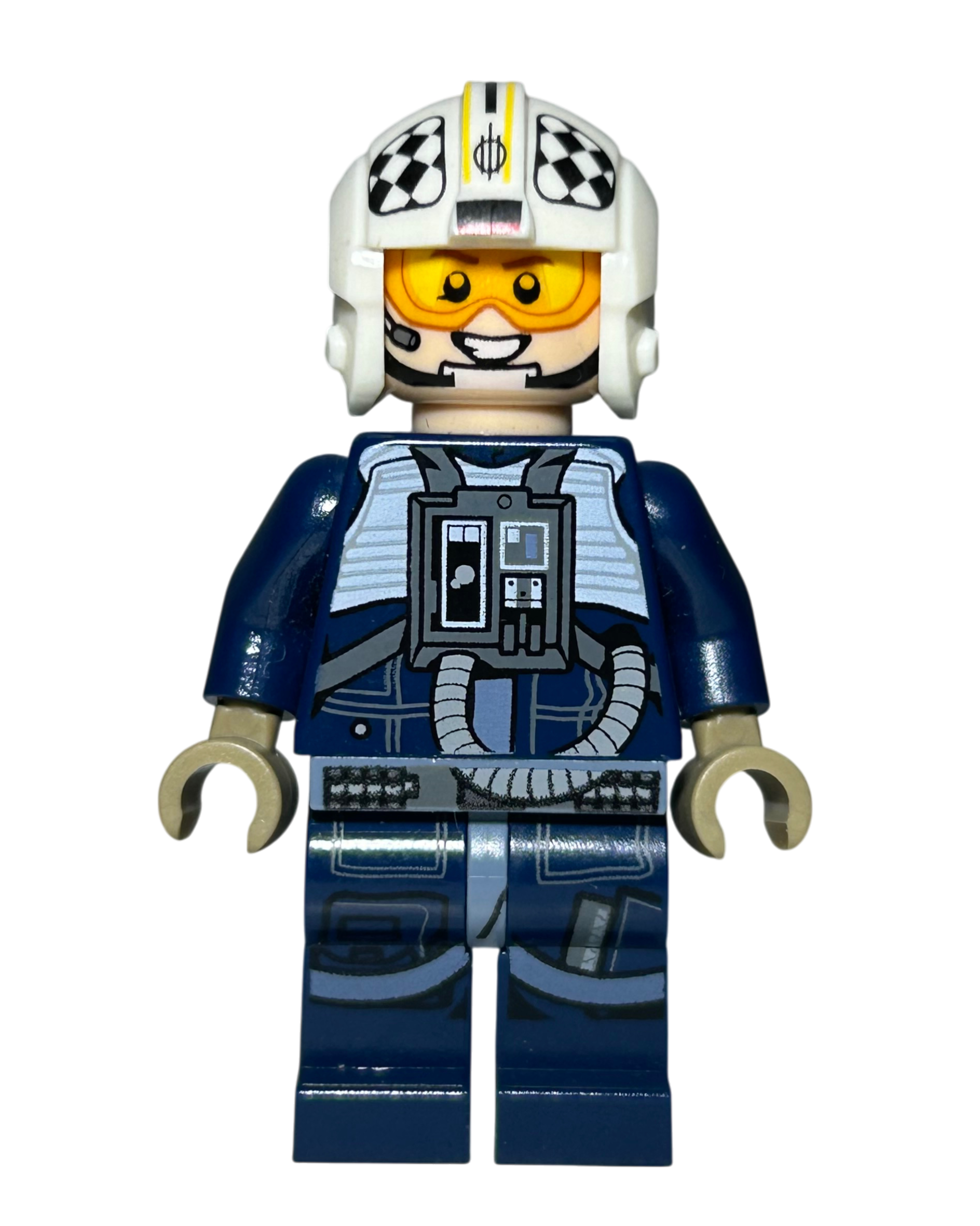 Rebel Y-Wing Pilot SW0793 LEGO Star Wars Minifigur Vorderansicht brick2d2