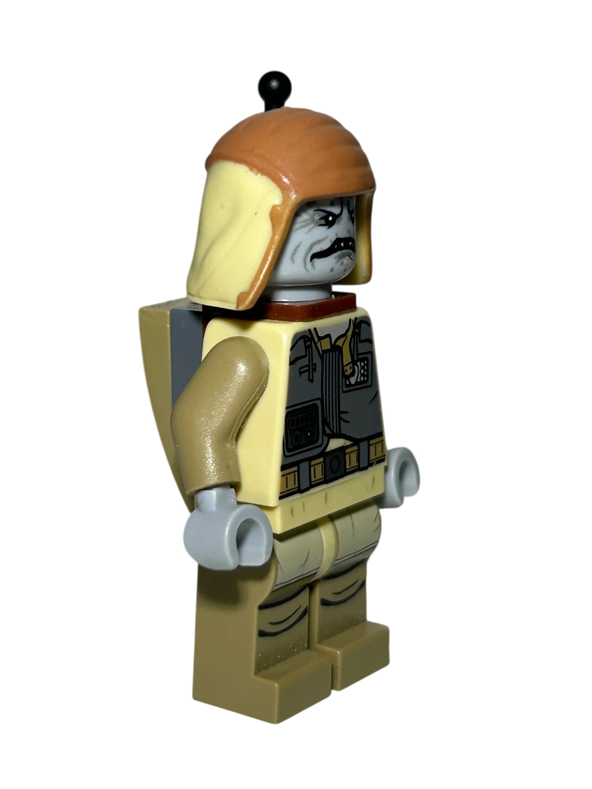Pao SW0798 Rogue One Rebel Soldier LEGO Star Wars Minifigur Seitenansicht links  brick2d2