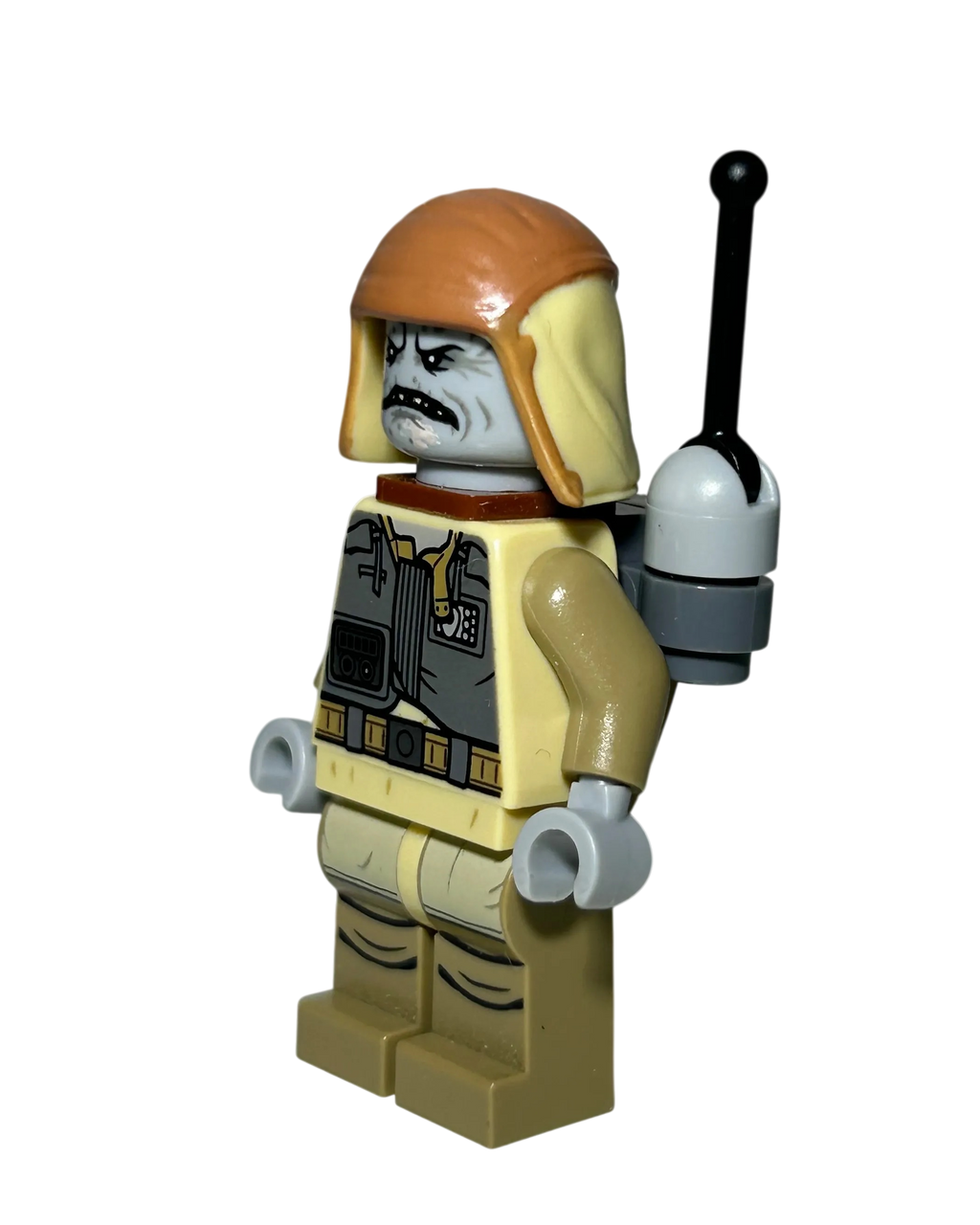 Pao SW0798 Rogue One Rebel Soldier LEGO Star Wars Minifigur Seitenansicht rechts brick2d2