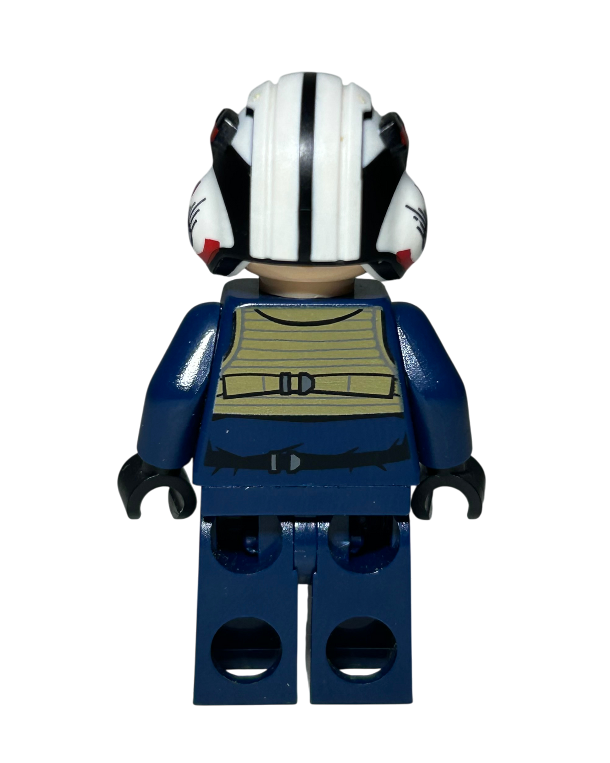 Rebel U Wing Pilot SW0800 LEGO Star Wars Minifigur Rückansicht brick2d2