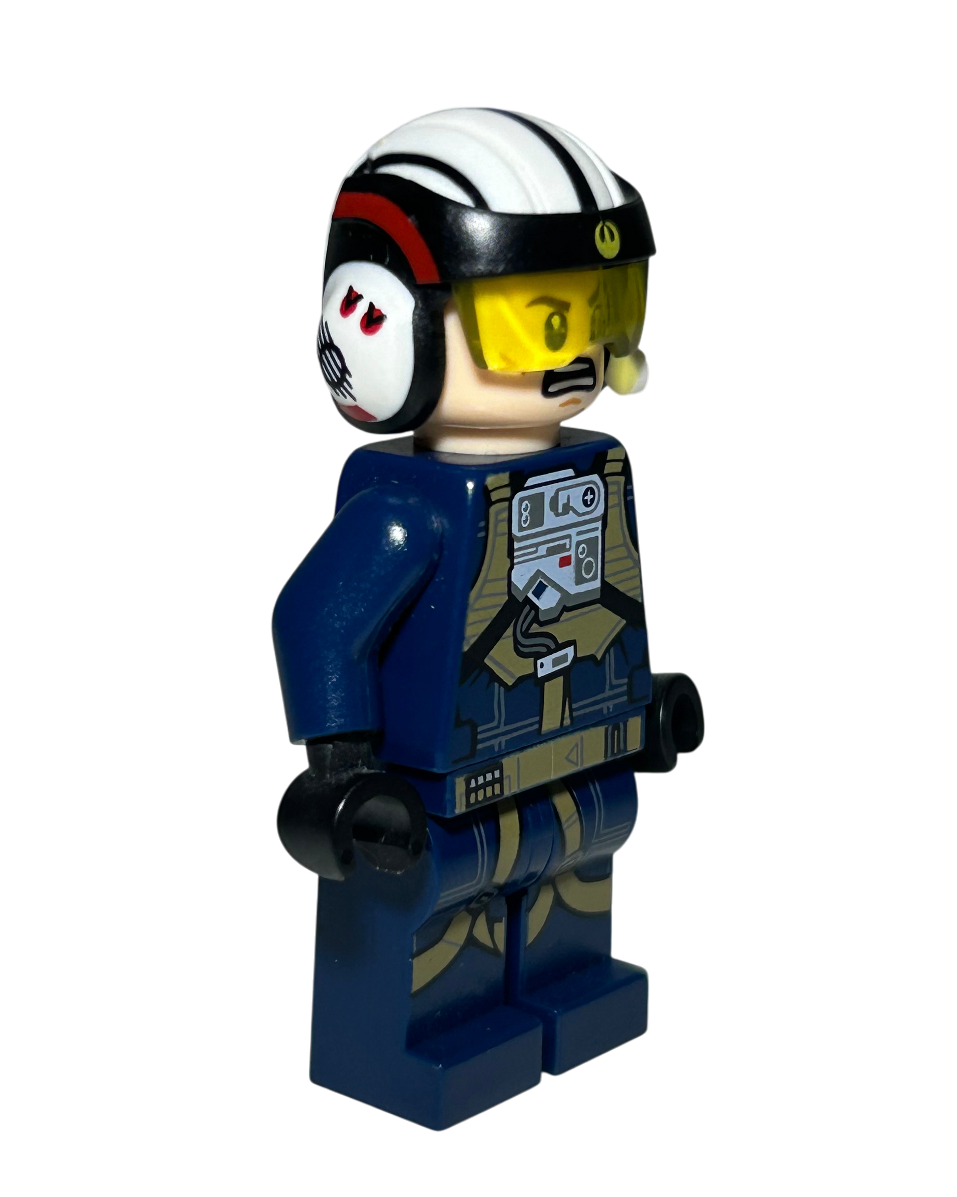 Rebel U Wing Pilot SW0800 LEGO Star Wars Minifigur Seitenansicht links brick2d2