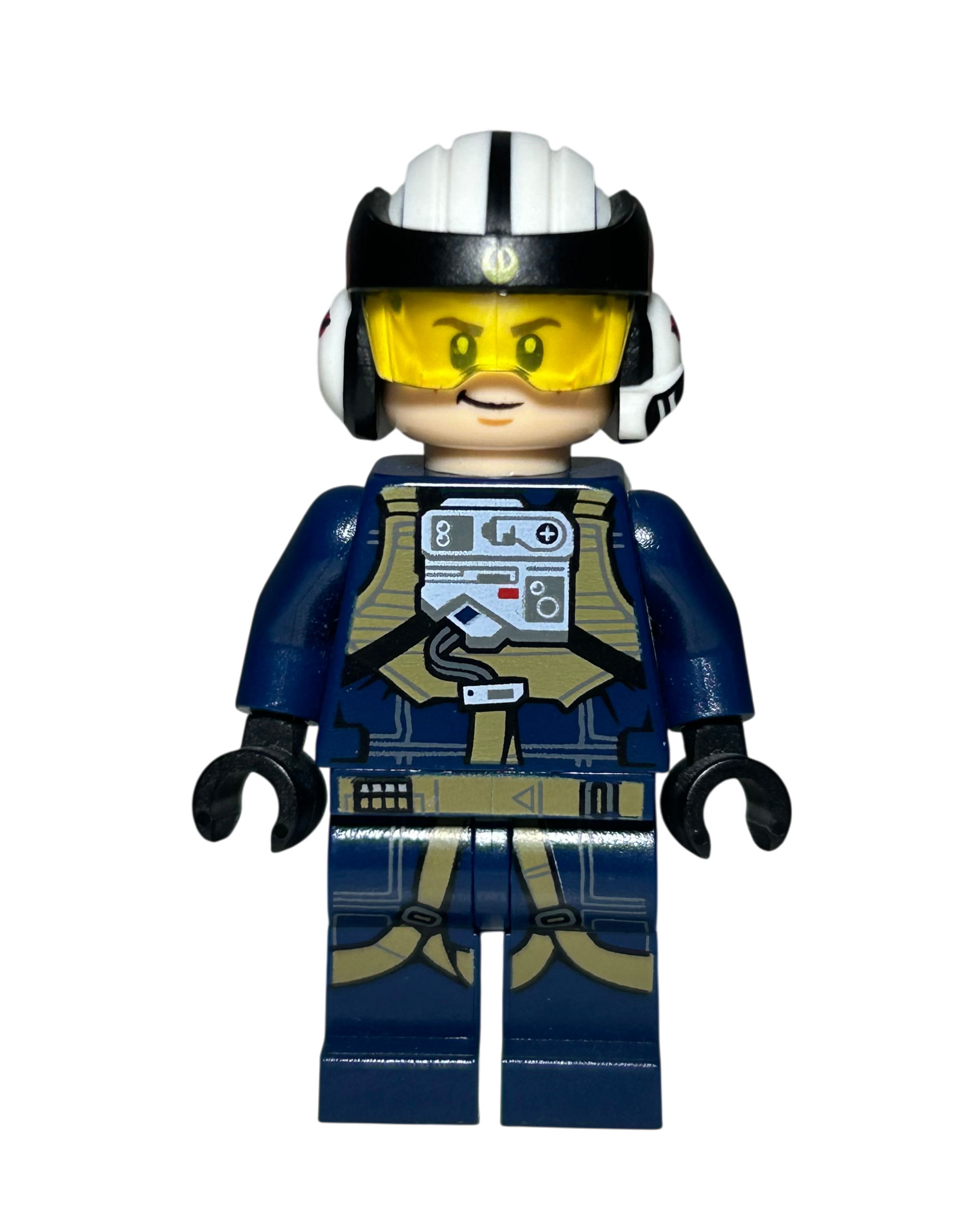 Rebel U Wing Pilot SW0800 LEGO Star Wars Minifigur Detailansicht brick2d2
