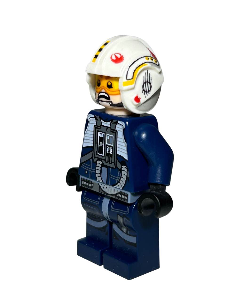 Lego Star Wars Y-Wing Pilot SW0801 Seitenansicht rechts brick2d2