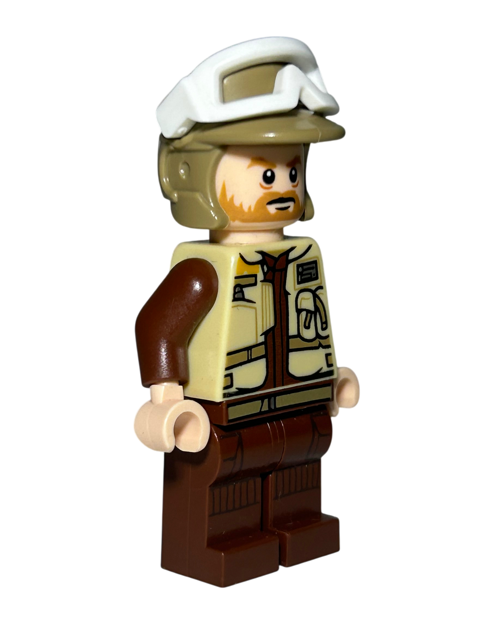 Rebel Trooper braunes Outfit SW0804 LEGO Star Wars Minifigur Seitenansicht brick2d2