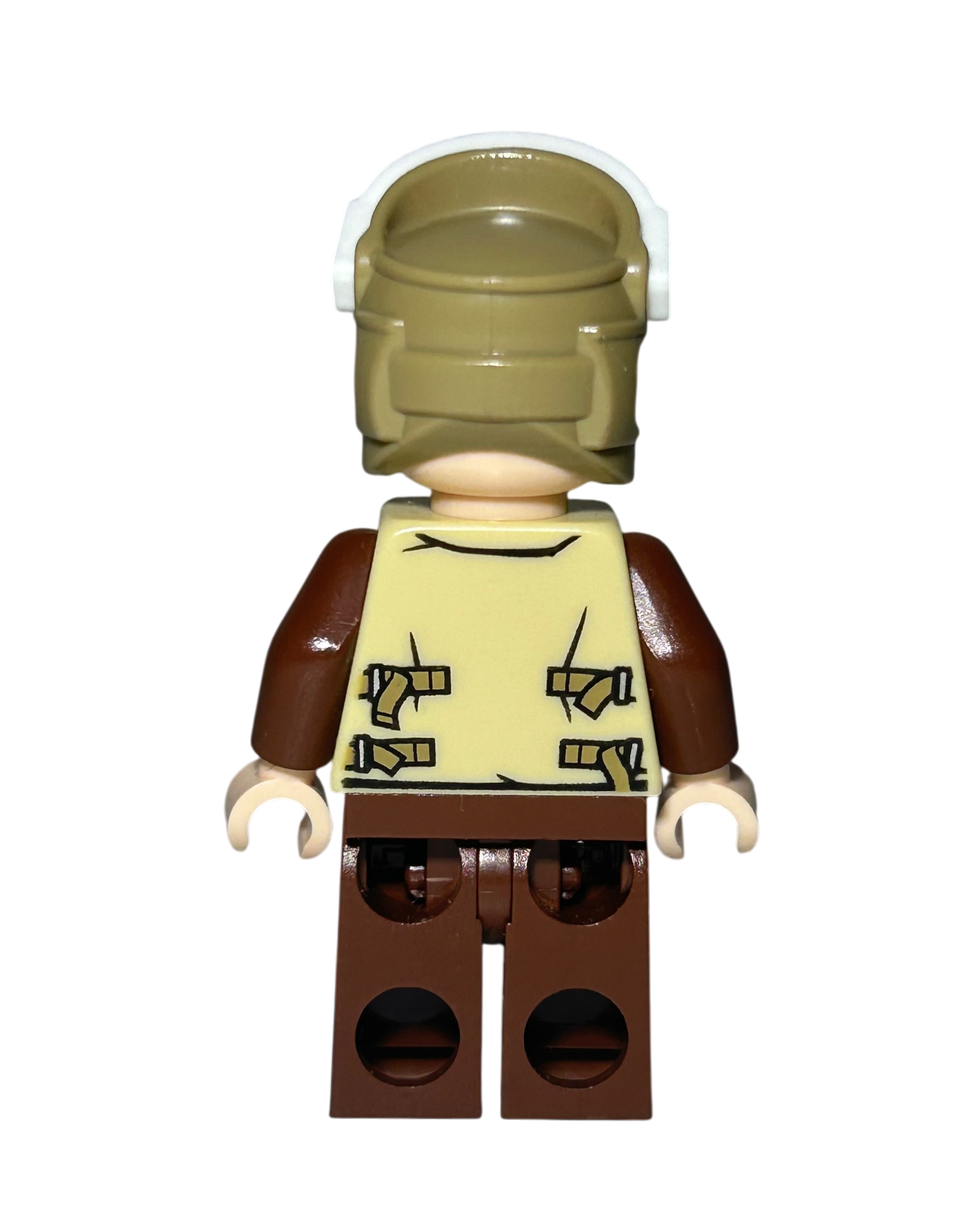 Rebel Trooper braunes Outfit SW0804 LEGO Star Wars Minifigur Rückansicht brick2d2