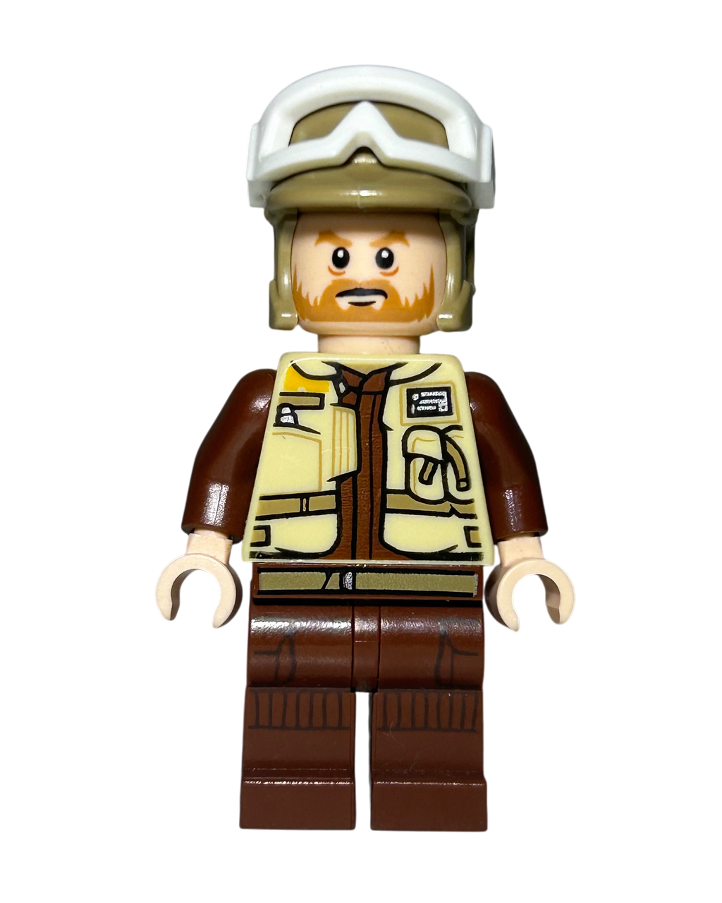 Rebel Trooper braunes Outfit SW0804 LEGO Star Wars Minifigur Vorderansicht brick2d2