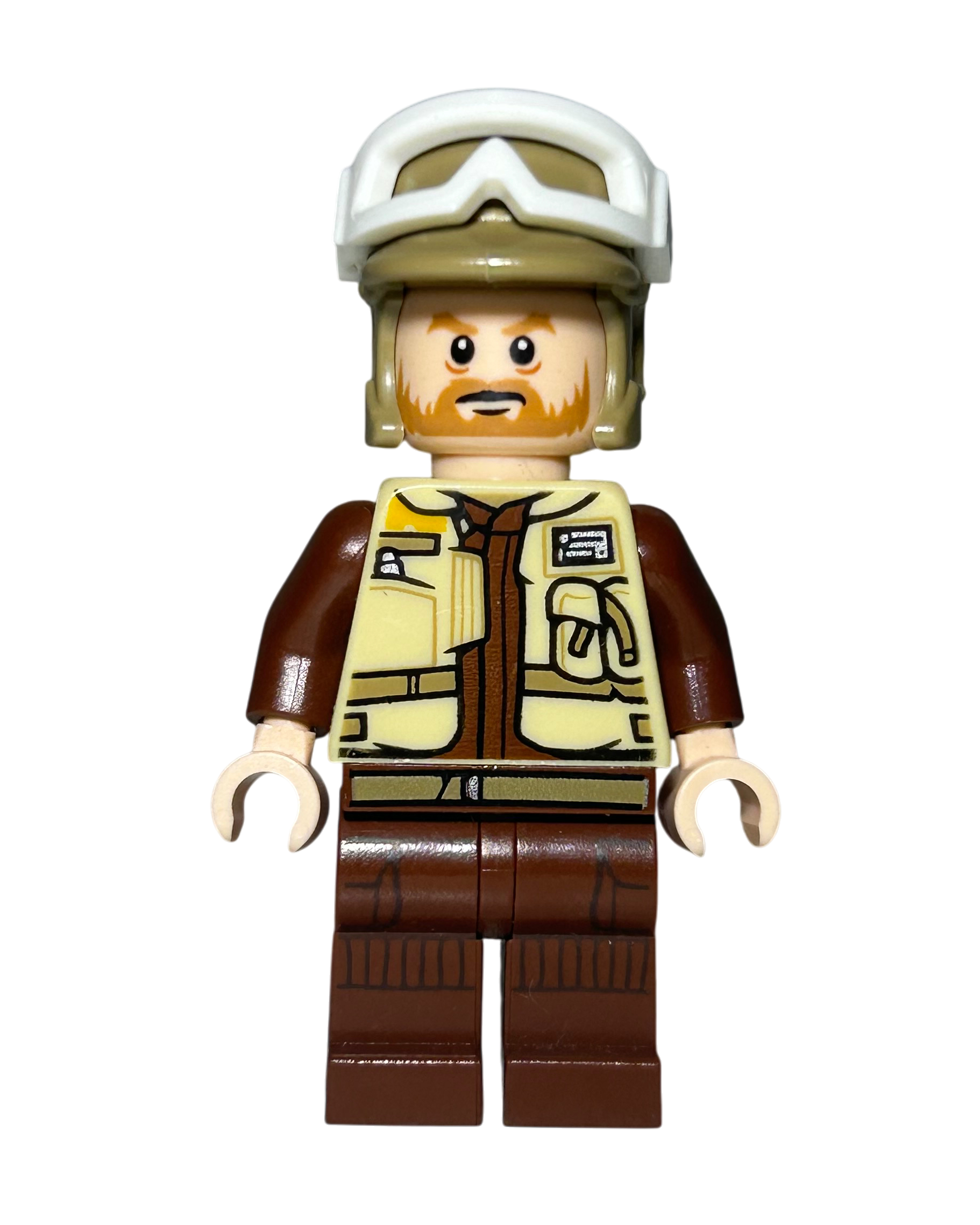 Rebel Trooper braunes Outfit SW0804 LEGO Star Wars Minifigur Vorderansicht brick2d2