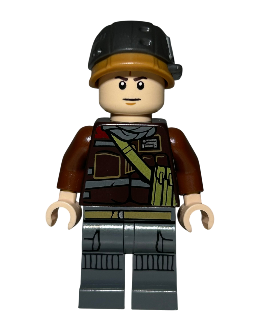 Rebel Trooper Private Calfor SW0805 LEGO Star Wars Minifigur Vorderansicht brick2d2