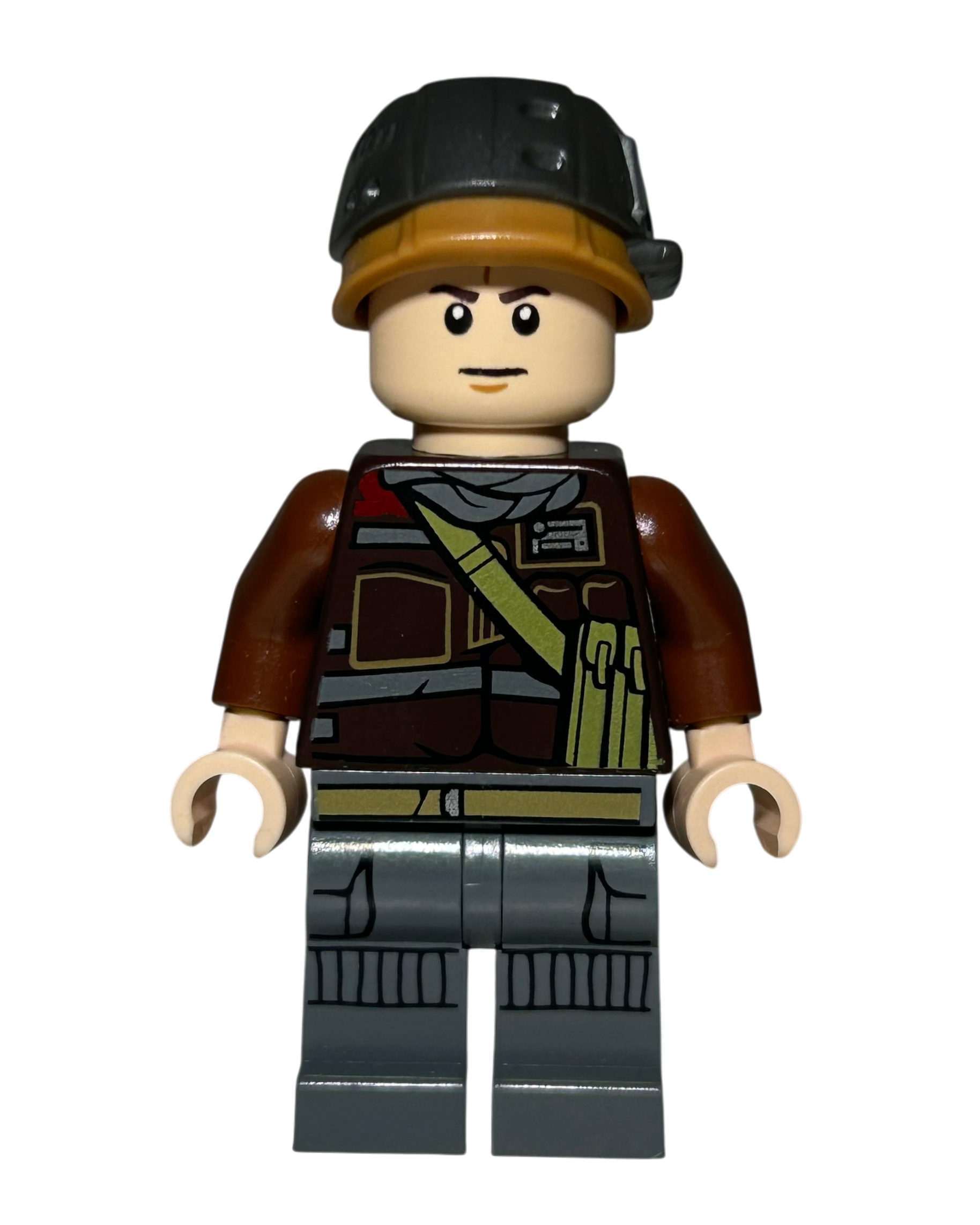Rebel Trooper Private Calfor SW0805 LEGO Star Wars Minifigur Vorderansicht brick2d2