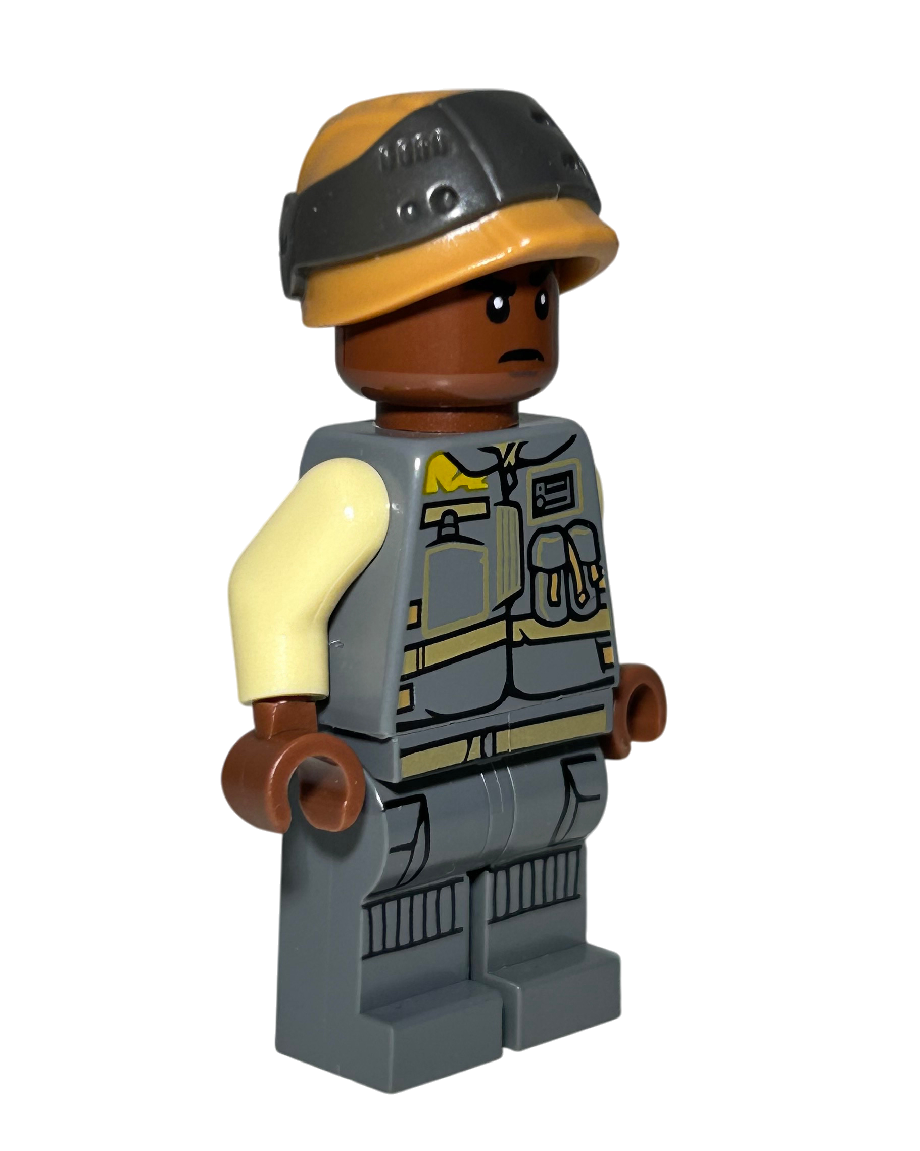 Rebel Trooper Lieutenant Sefla SW0806 LEGO Star Wars Minifigur Seitenansicht links brick2d2