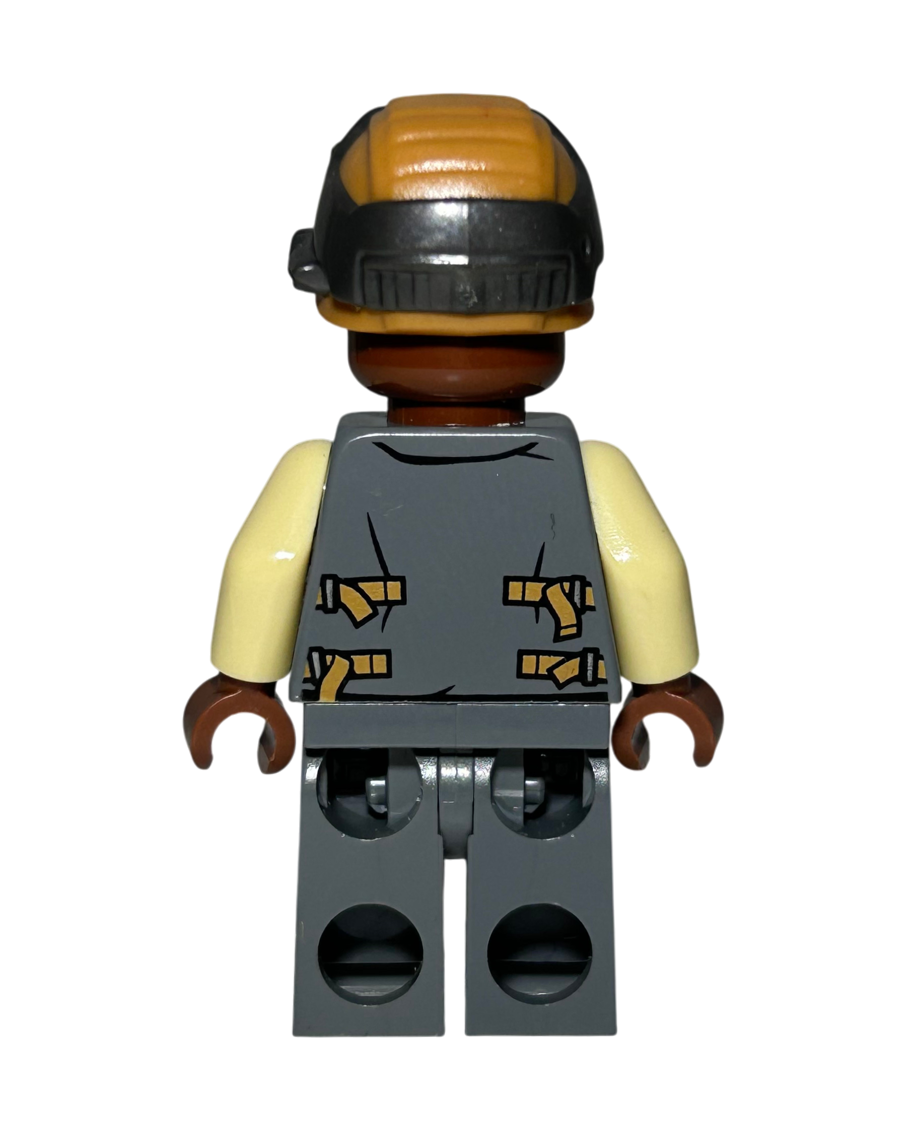 Rebel Trooper Lieutenant Sefla SW0806 LEGO Star Wars Minifigur Rückansicht brick2d2