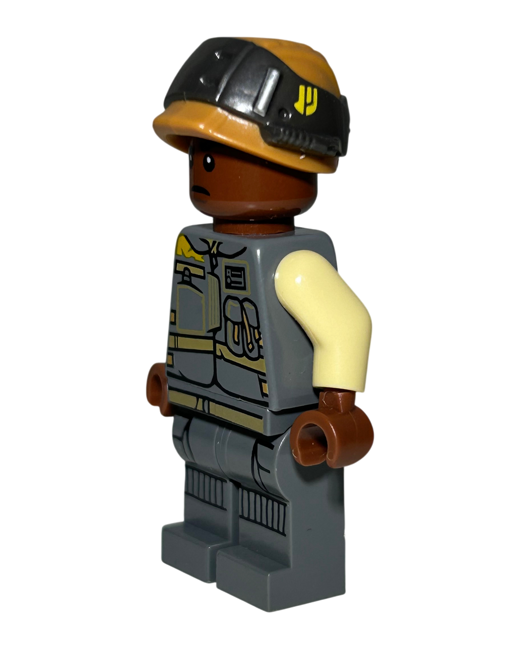 Rebel Trooper Lieutenant Sefla SW0806 LEGO Star Wars Minifigur Seitenansicht rechts brick2d2