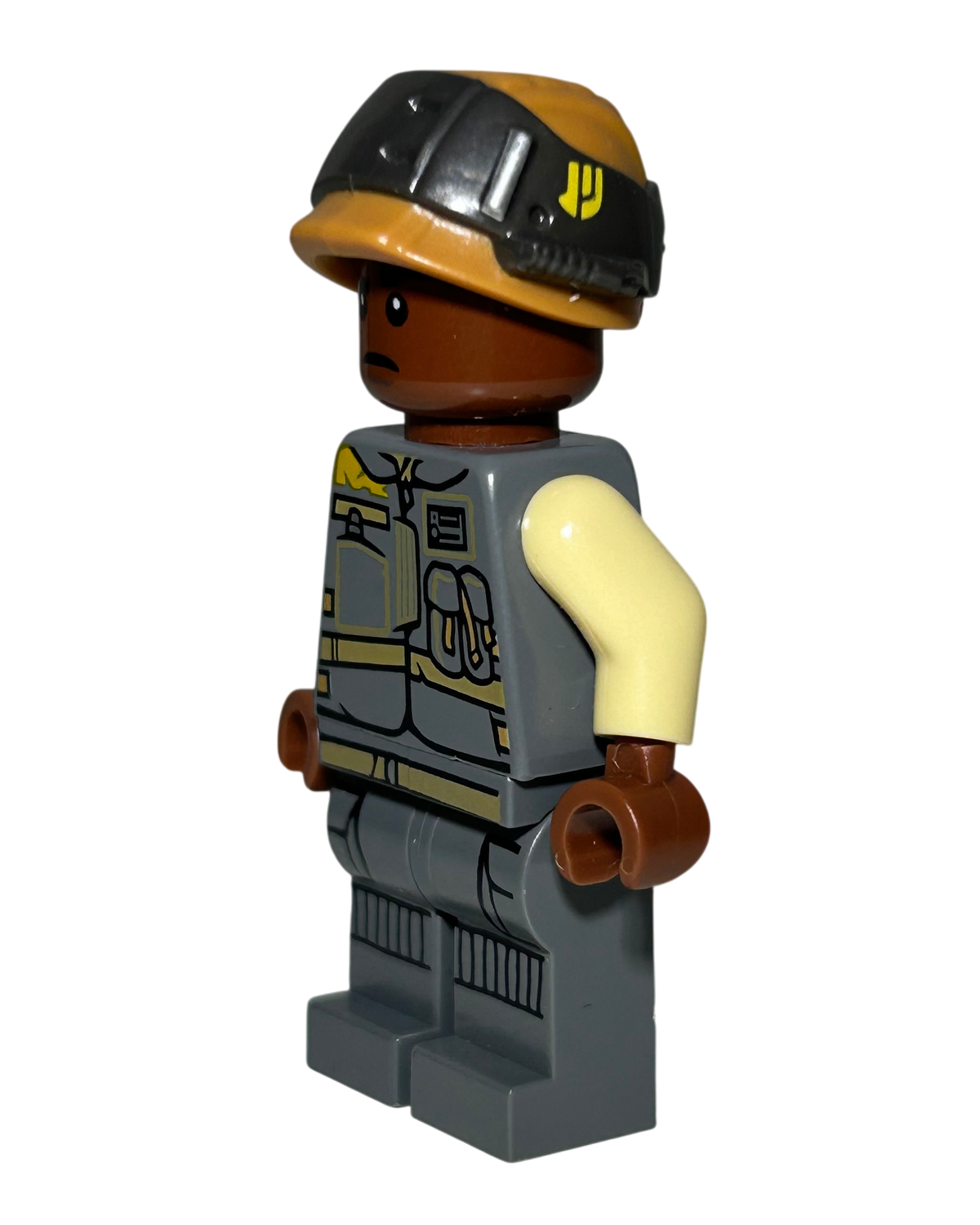 Rebel Trooper Lieutenant Sefla SW0806 LEGO Star Wars Minifigur Seitenansicht rechts brick2d2