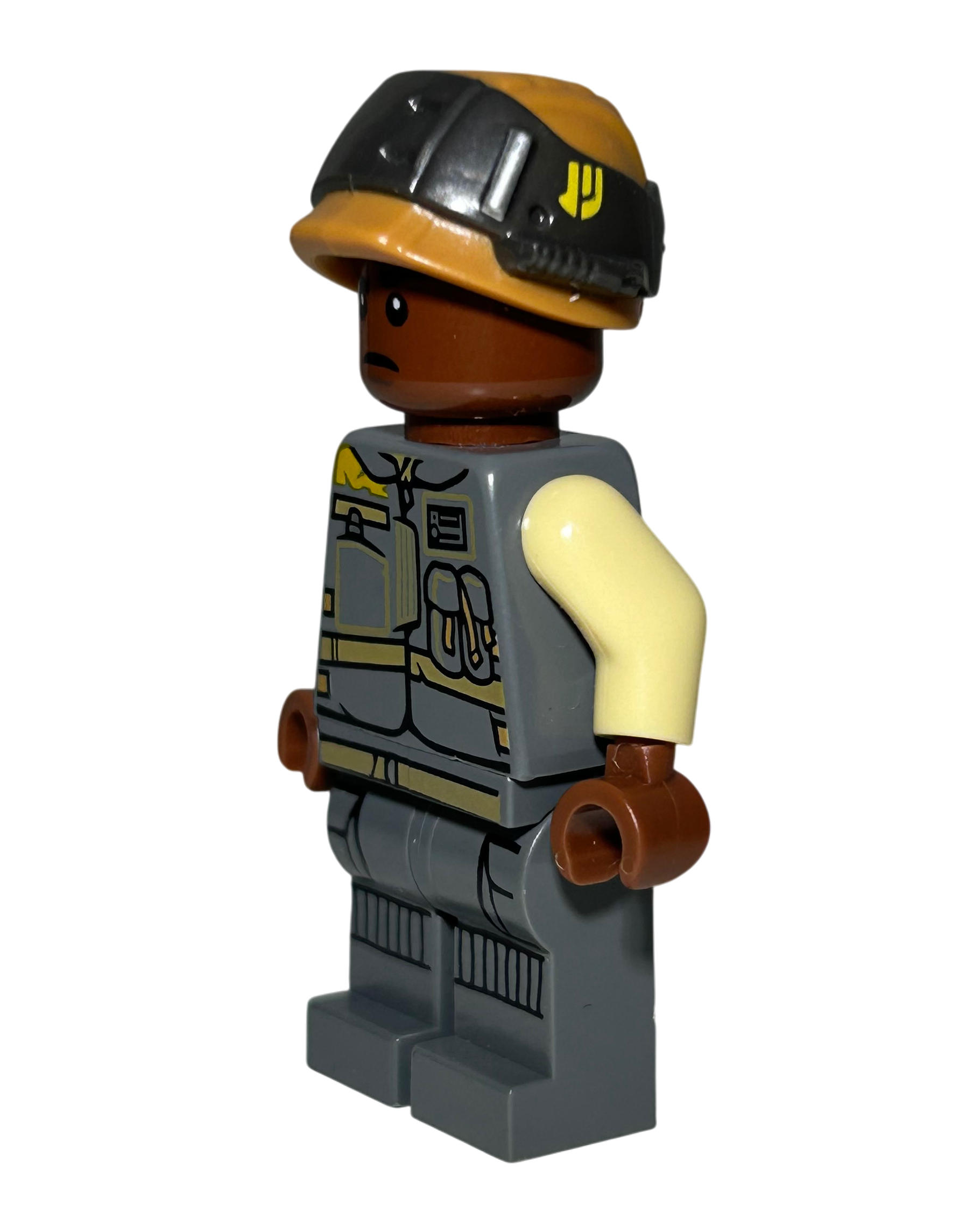 Rebel Trooper Lieutenant Sefla SW0806 LEGO Star Wars Minifigur Seitenansicht rechts brick2d2