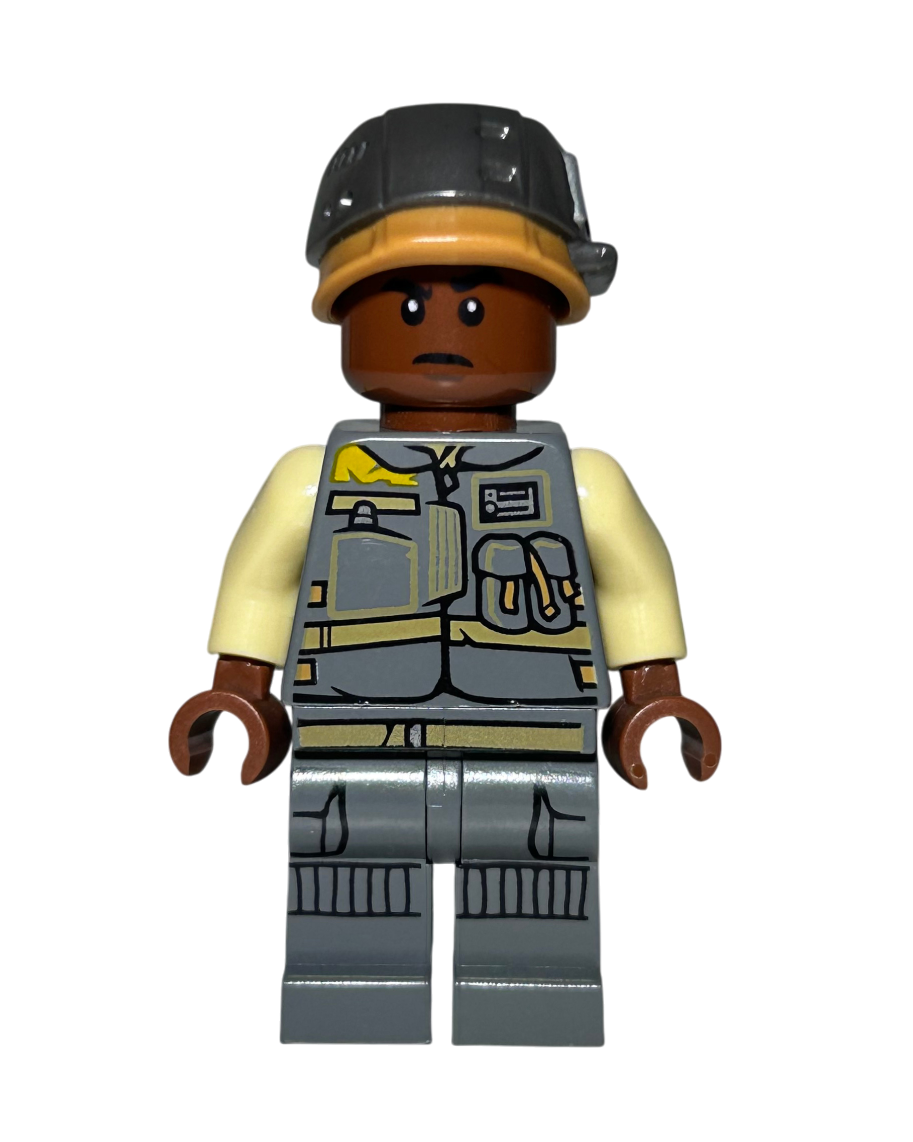 Rebel Trooper Lieutenant Sefla SW0806 LEGO Star Wars Minifigur Vorderansicht brick2d2