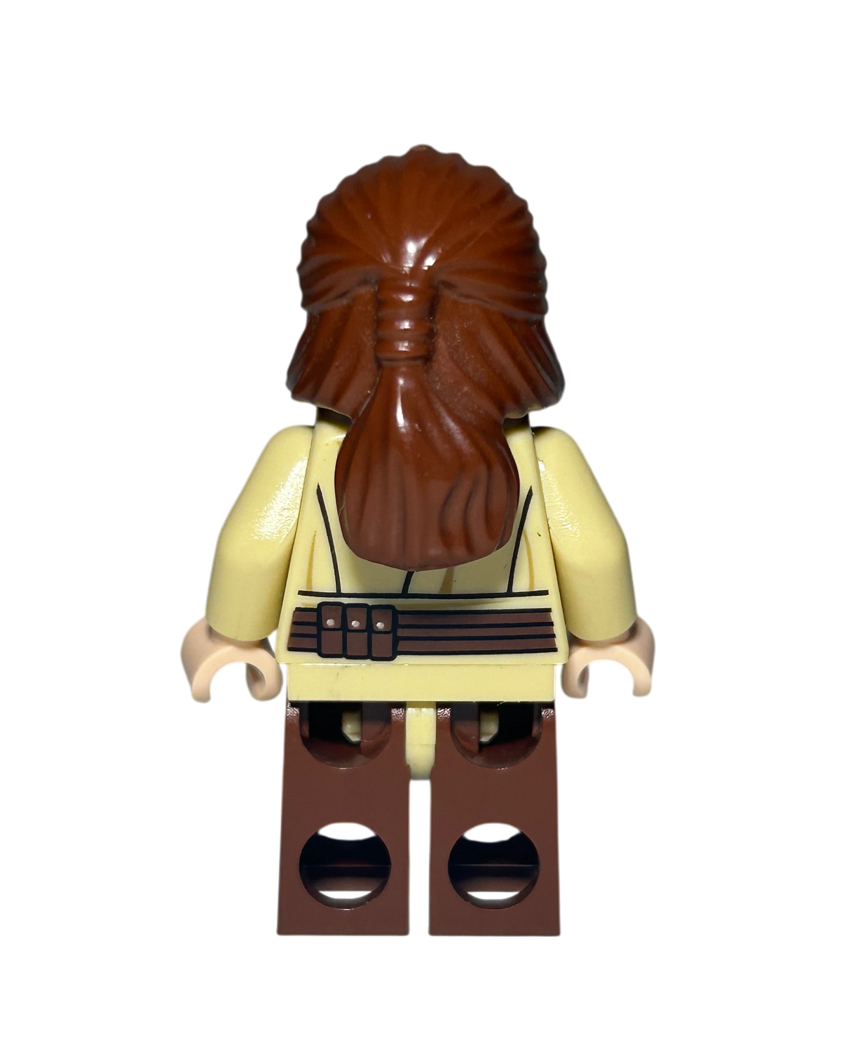 Qui-Gon Jinn SW0810 LEGO Star Wars Minifigur überraschtes Gesicht Rückansicht brick2d2