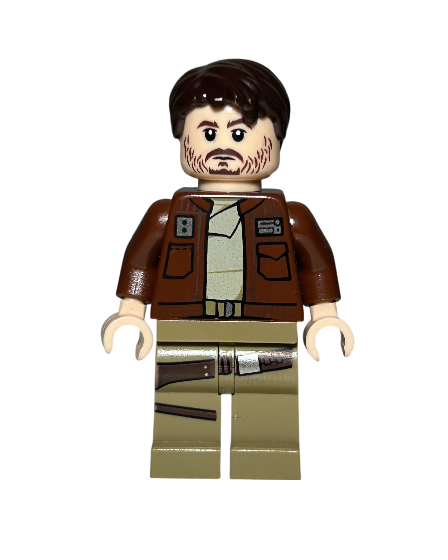 Cassian Andor SW0813 LEGO Star Wars Minifigur Detailansicht brick2d2
