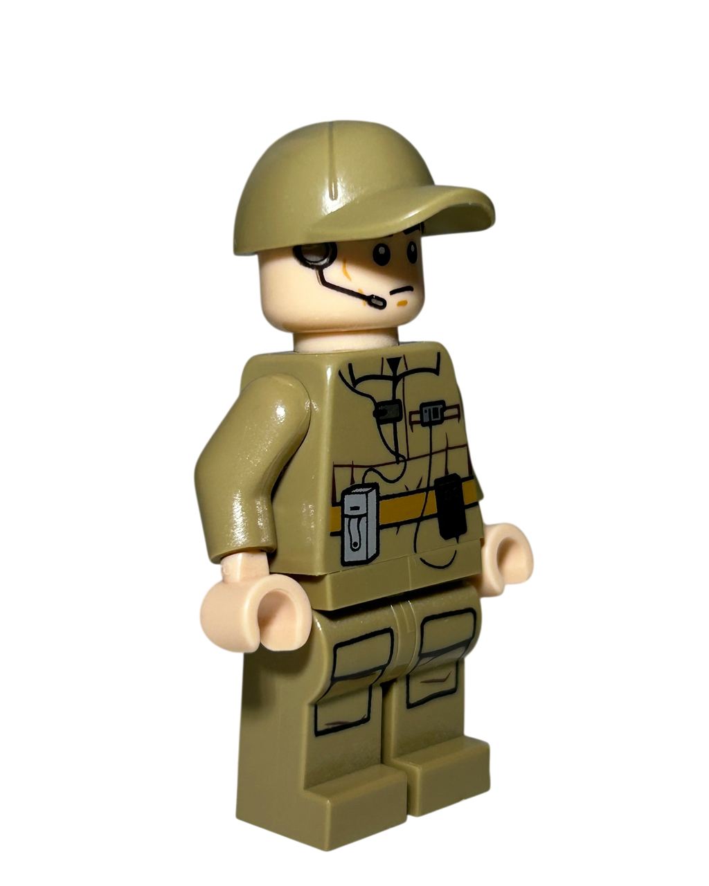 Rebel Ground Crew SW0820 LEGO Star Wars Minifigur A-Wing Seitenansicht links brick2d2