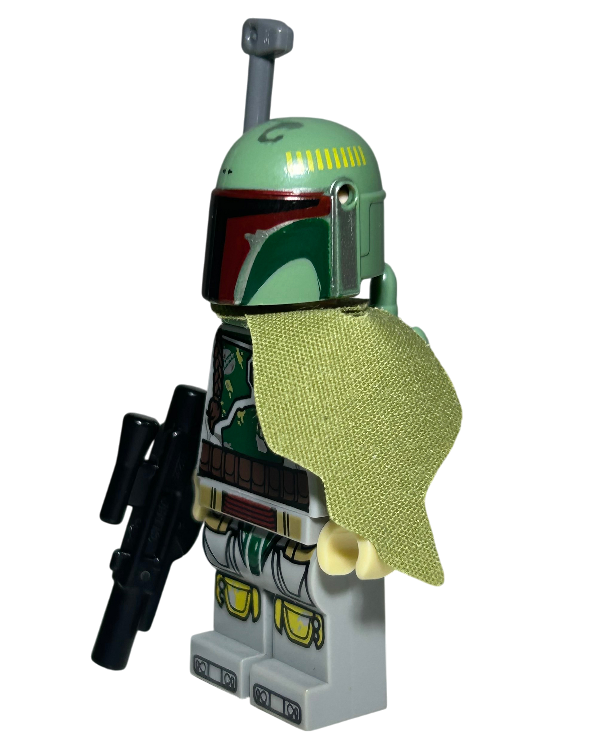 Lego Star Wars Minifigur Boba Fett mit Pauldron SW0822 Seitenansicht rechts brick2d2