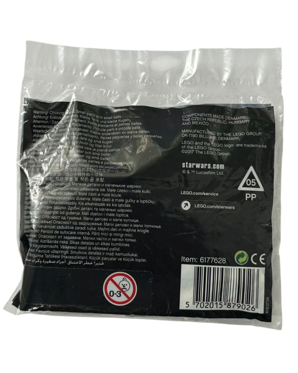 R3-M2 SW0825 LEGO Star Wars Polybag Rückansicht
