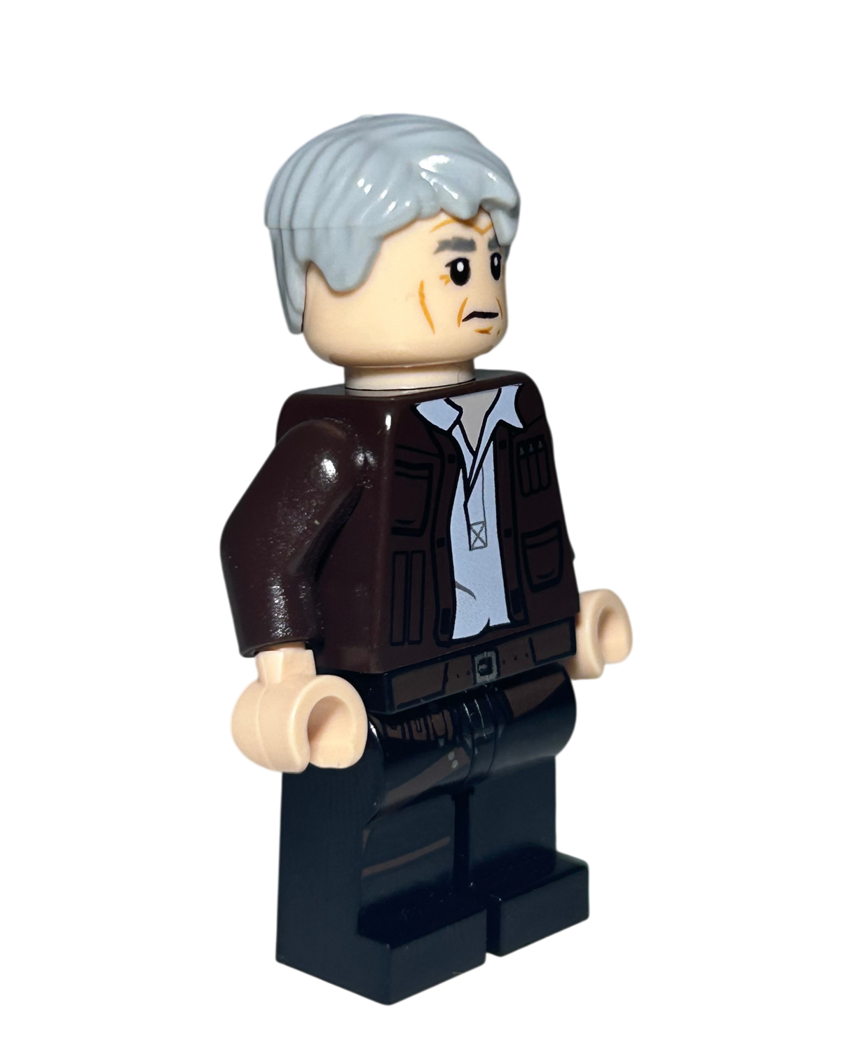 Han Solo SW0841 LEGO Star Wars Minifigur alt 2017 Seitenansicht links brick2d2