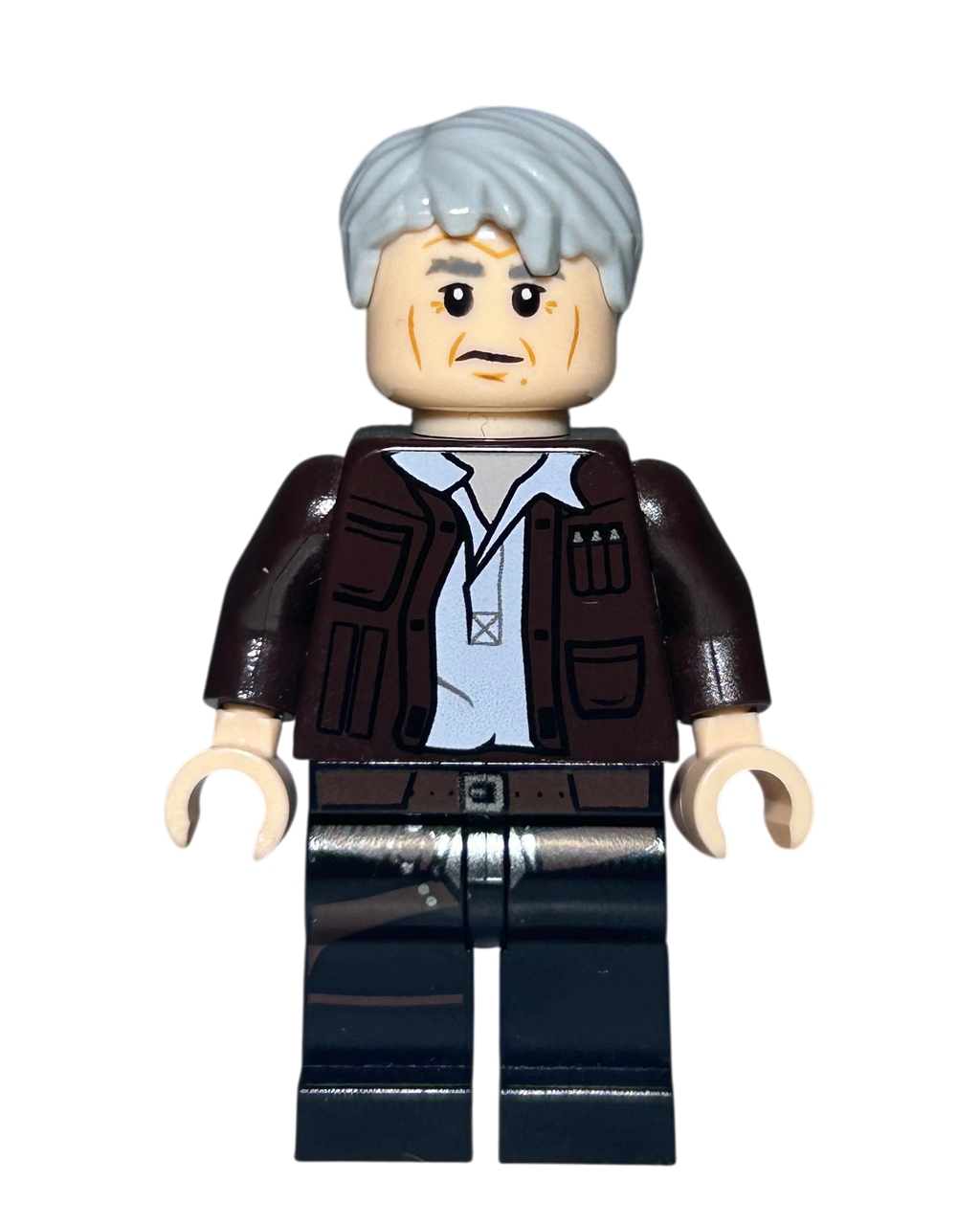 Han Solo SW0841 LEGO Star Wars Minifigur alt 2017 Vorderansicht brick2d2