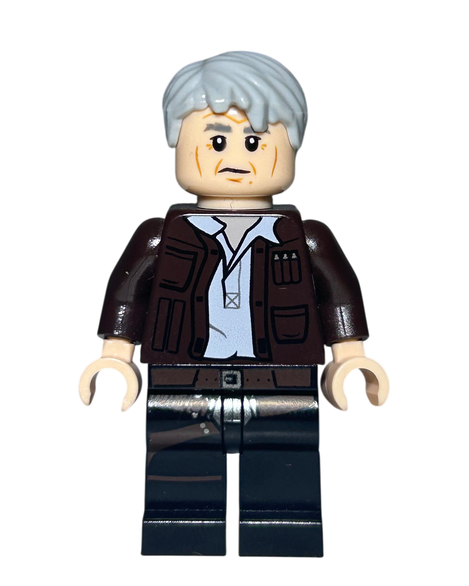 Han Solo SW0841 LEGO Star Wars Minifigur alt 2017 Vorderansicht brick2d2