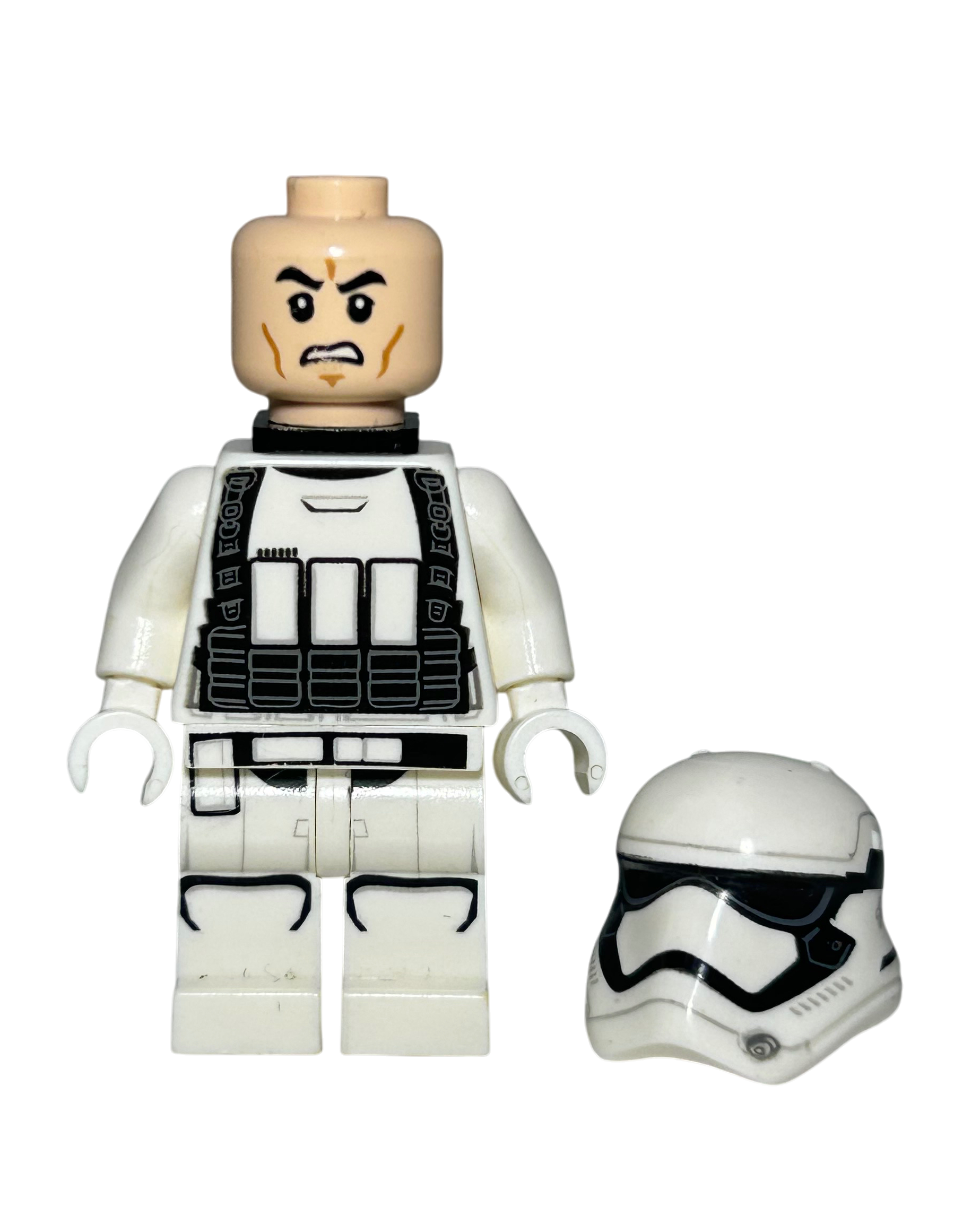 First Order Heavy Assault Stormtrooper SW0842 LEGO Star Wars Minifigur Detailansicht brick2d2