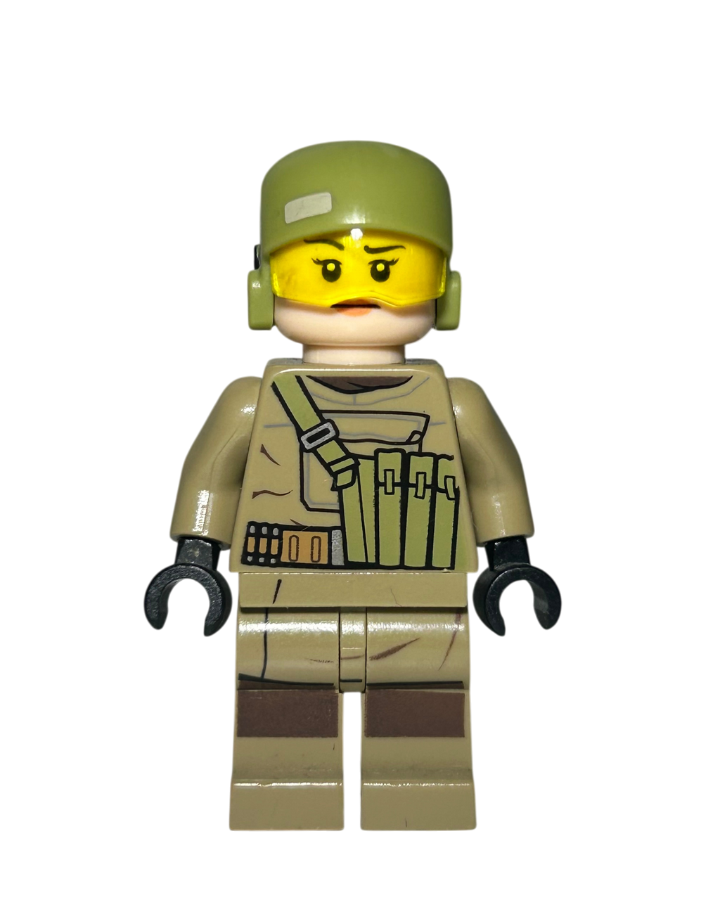 Resistance Trooper SW0853 LEGO Star Wars Minifigur weiblich Vorderansicht brick2d2