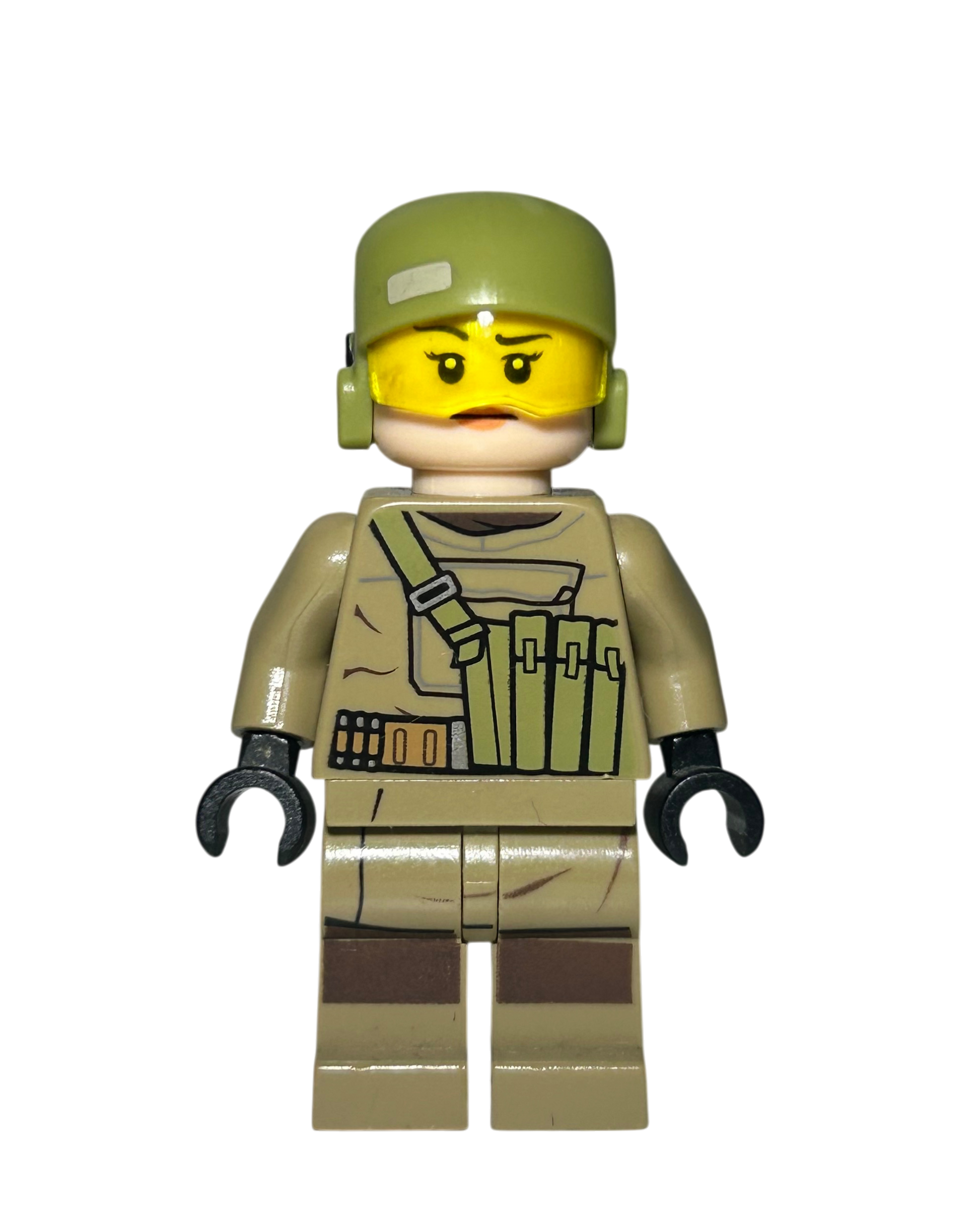 Resistance Trooper SW0853 LEGO Star Wars Minifigur weiblich Vorderansicht brick2d2
