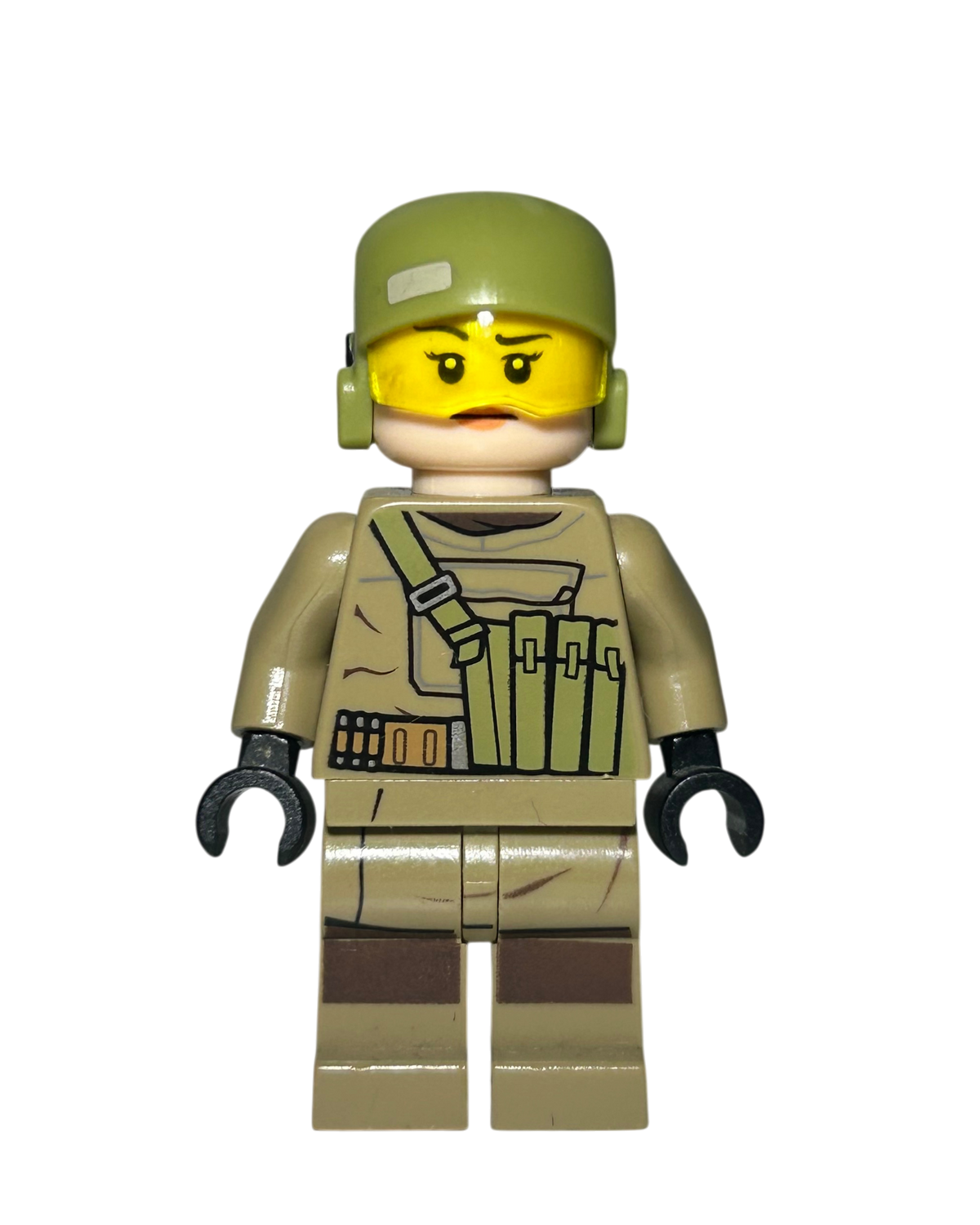 Resistance Trooper SW0853 LEGO Star Wars Minifigur weiblich Vorderansicht brick2d2