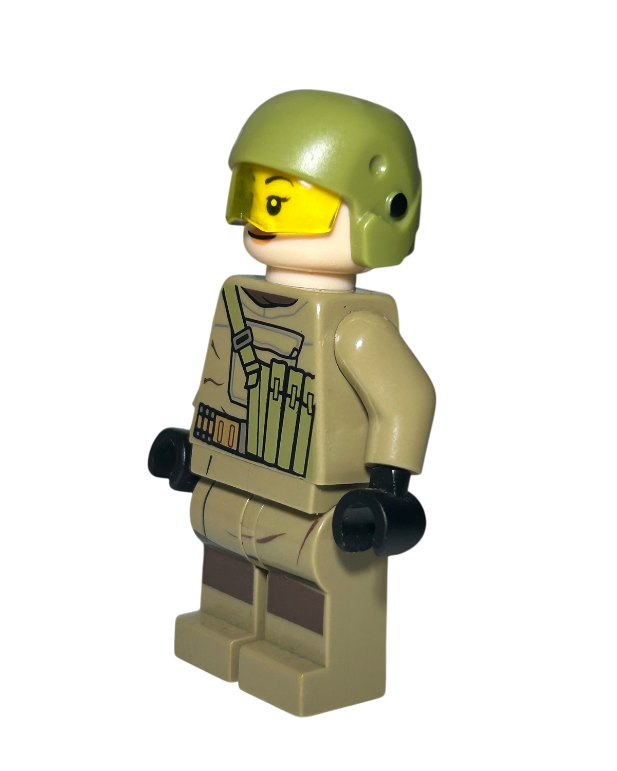 Resistance Trooper SW0853 LEGO Star Wars Minifigur weiblich Seitenansicht rechts brick2d2