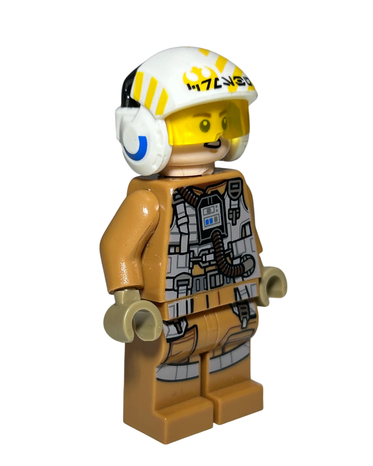 Resistance Bomber Pilot SW0861 LEGO Star Wars Minifigur Seitenansicht links brick2d2