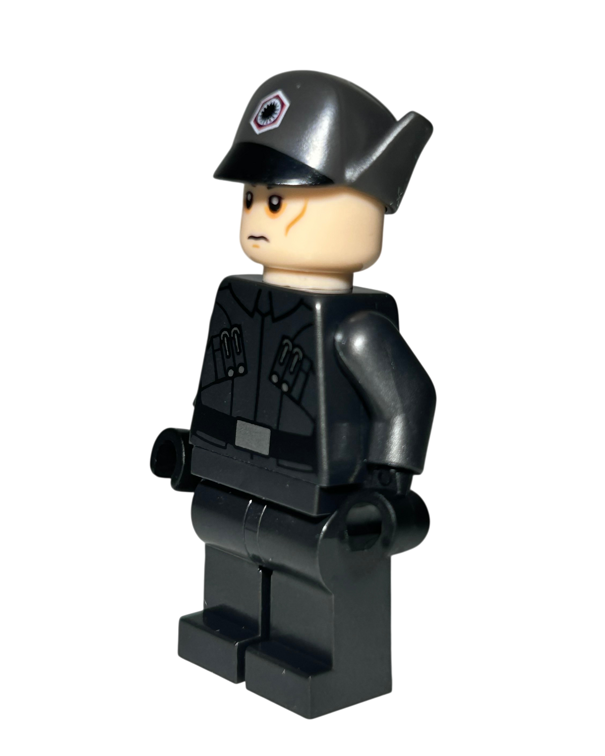 First Order Officer Lieutenant Captain SW0870 LEGO Star Wars Minifigur Seitenansicht rechts brick2d2