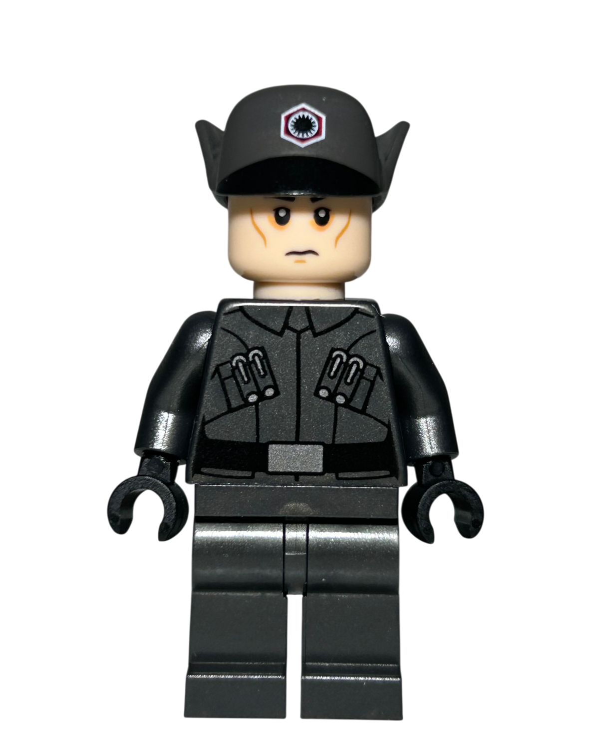 First Order Officer Lieutenant Captain SW0870 LEGO Star Wars Minifigur Vorderansicht brick2d2