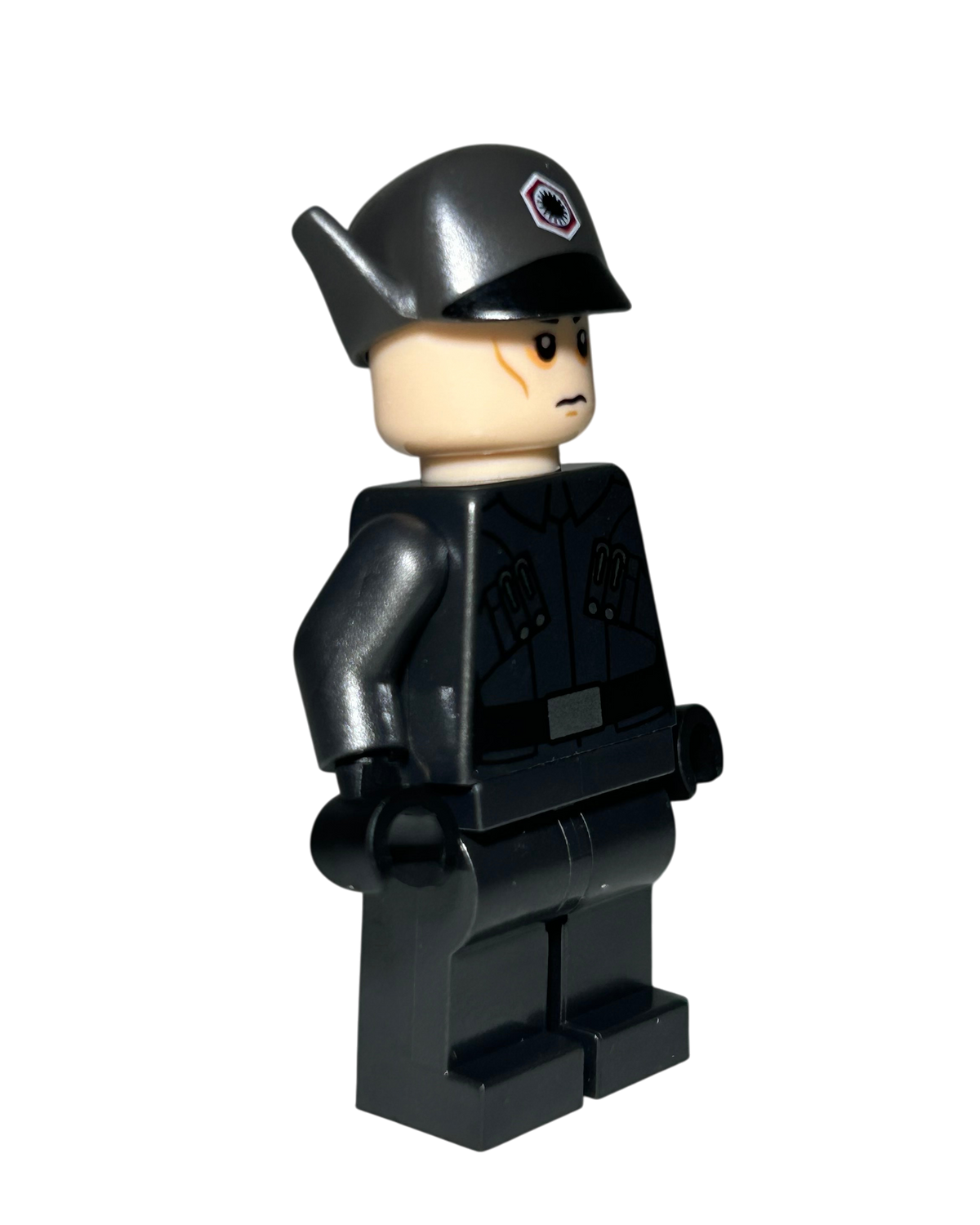 First Order Officer Lieutenant Captain SW0870 LEGO Star Wars Minifigur Seitenansicht links brick2d2